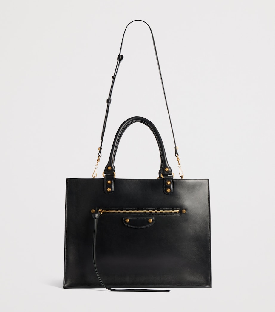 Balenciaga Large Leather Le City Tote Bag Image 3