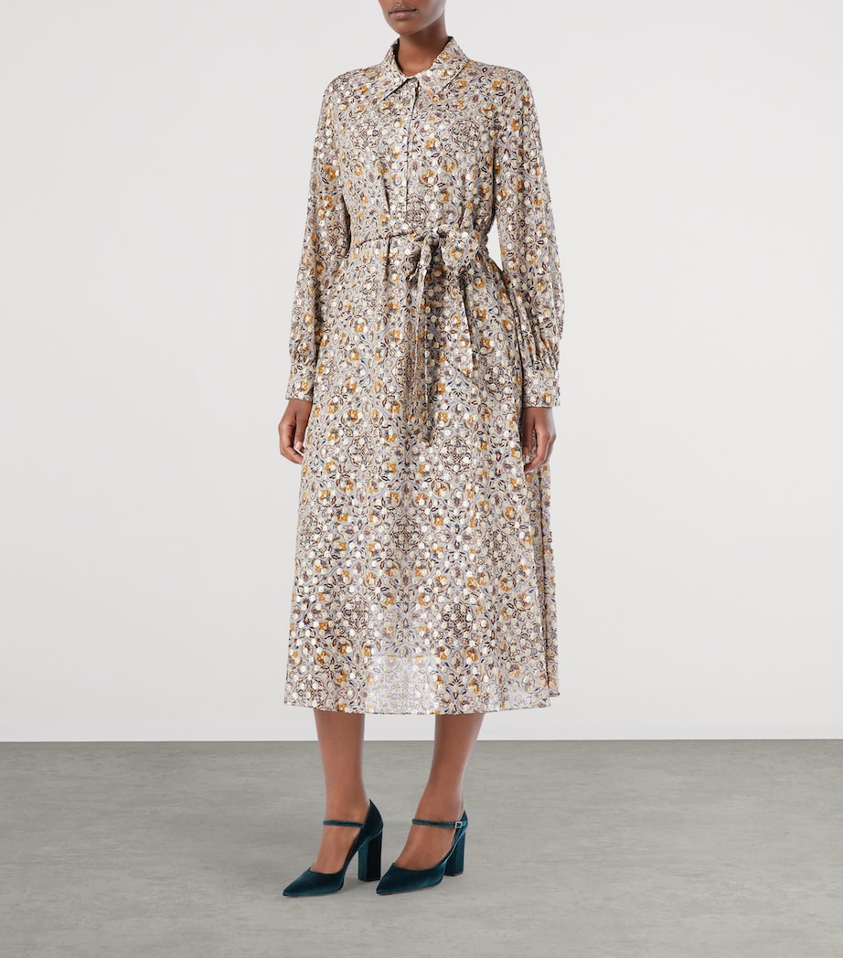 Printed Larix Midi Dress MAKE UP NUDE Image 2