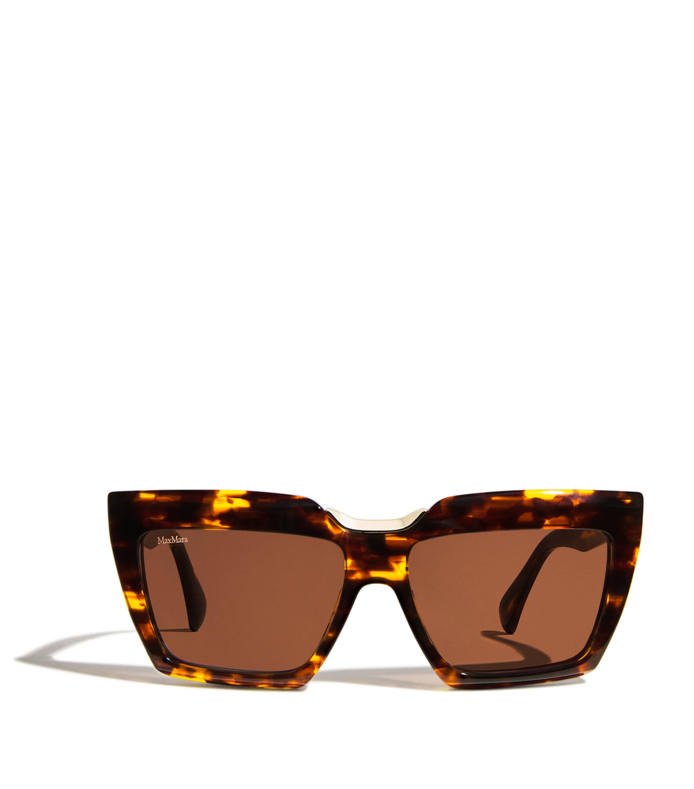 Max Mara Acetate Cat-eye Spark7 Sunglasses In Brown