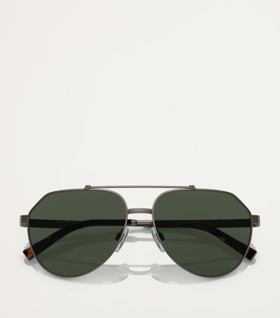 Metal Aviator Sunglasses 13359A Image 5