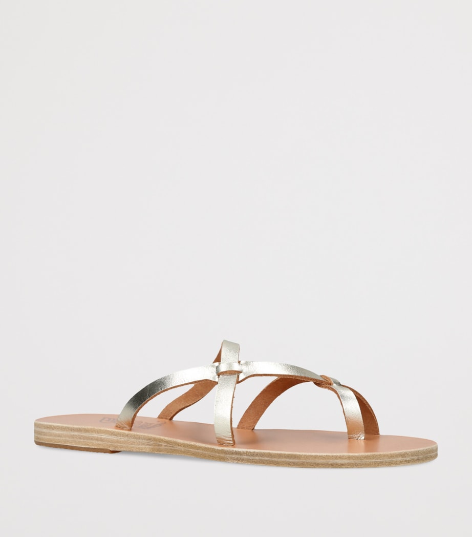 Metallic Leather Armos Sandals GOLD Image 3