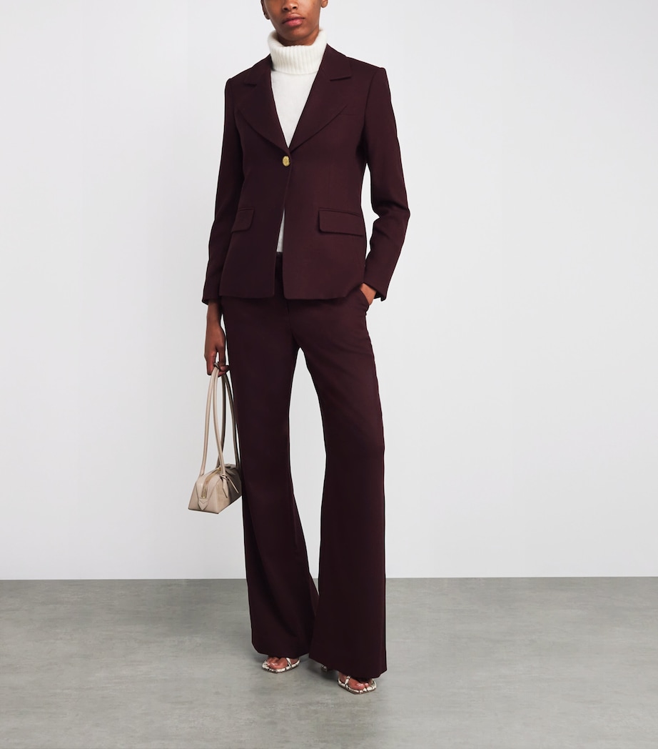 Kessler Single-Breasted Blazer N0880 DRK CRNT MLNGE Image 2