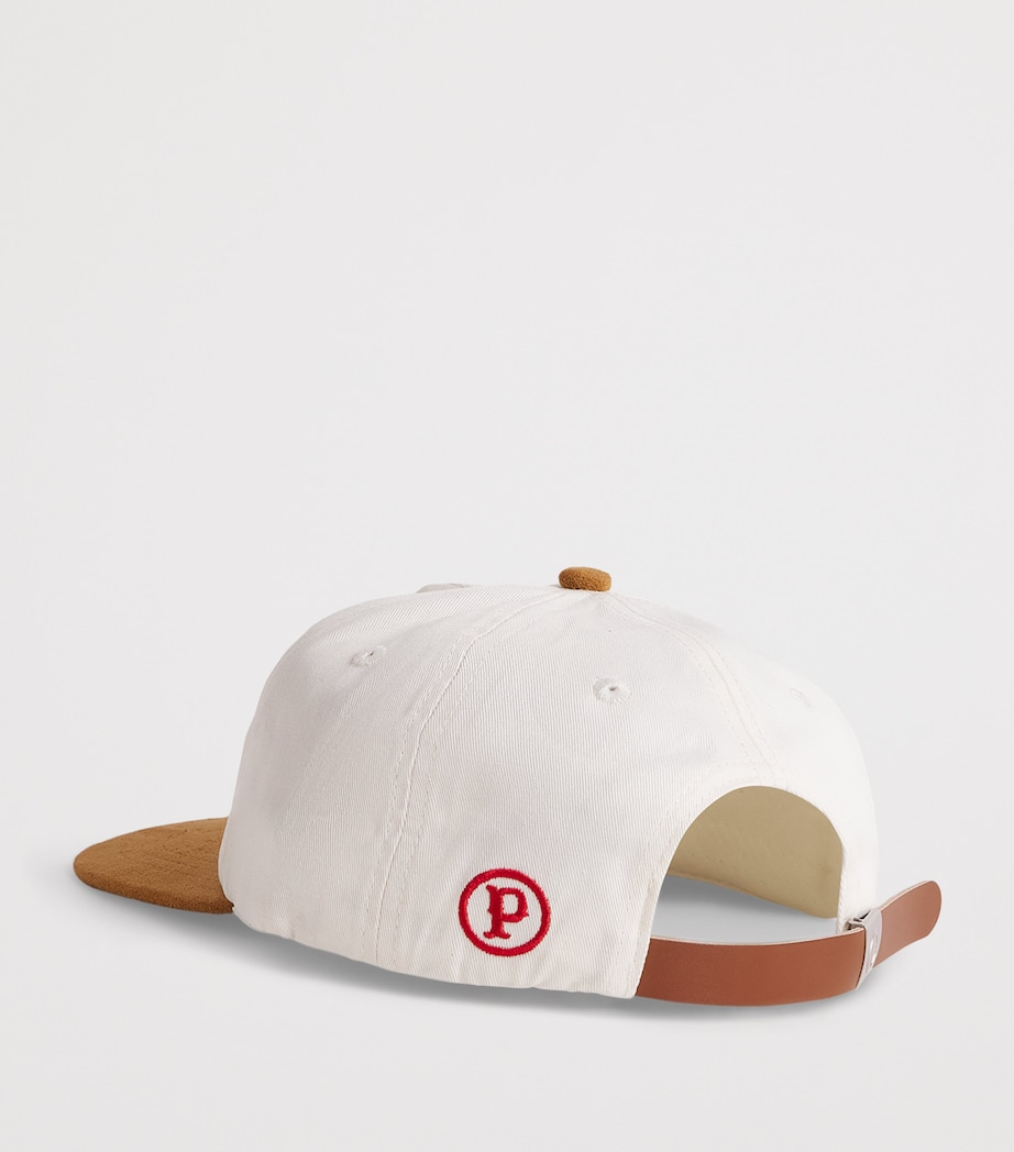 Picante Cowboy Crew Cap Ivory / Brown Image 3