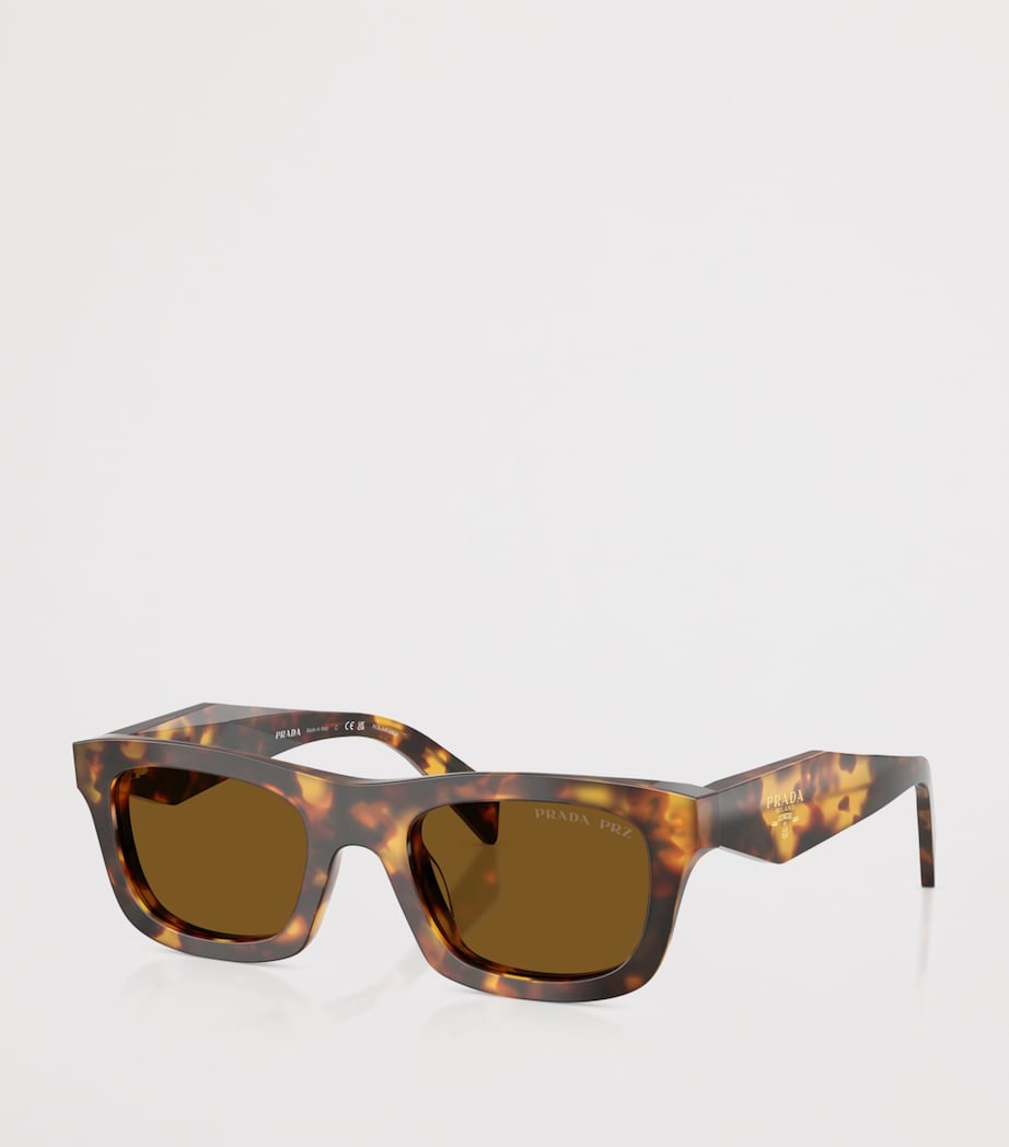 Acetate Rectangular Sunglasses 14L10U Image 2