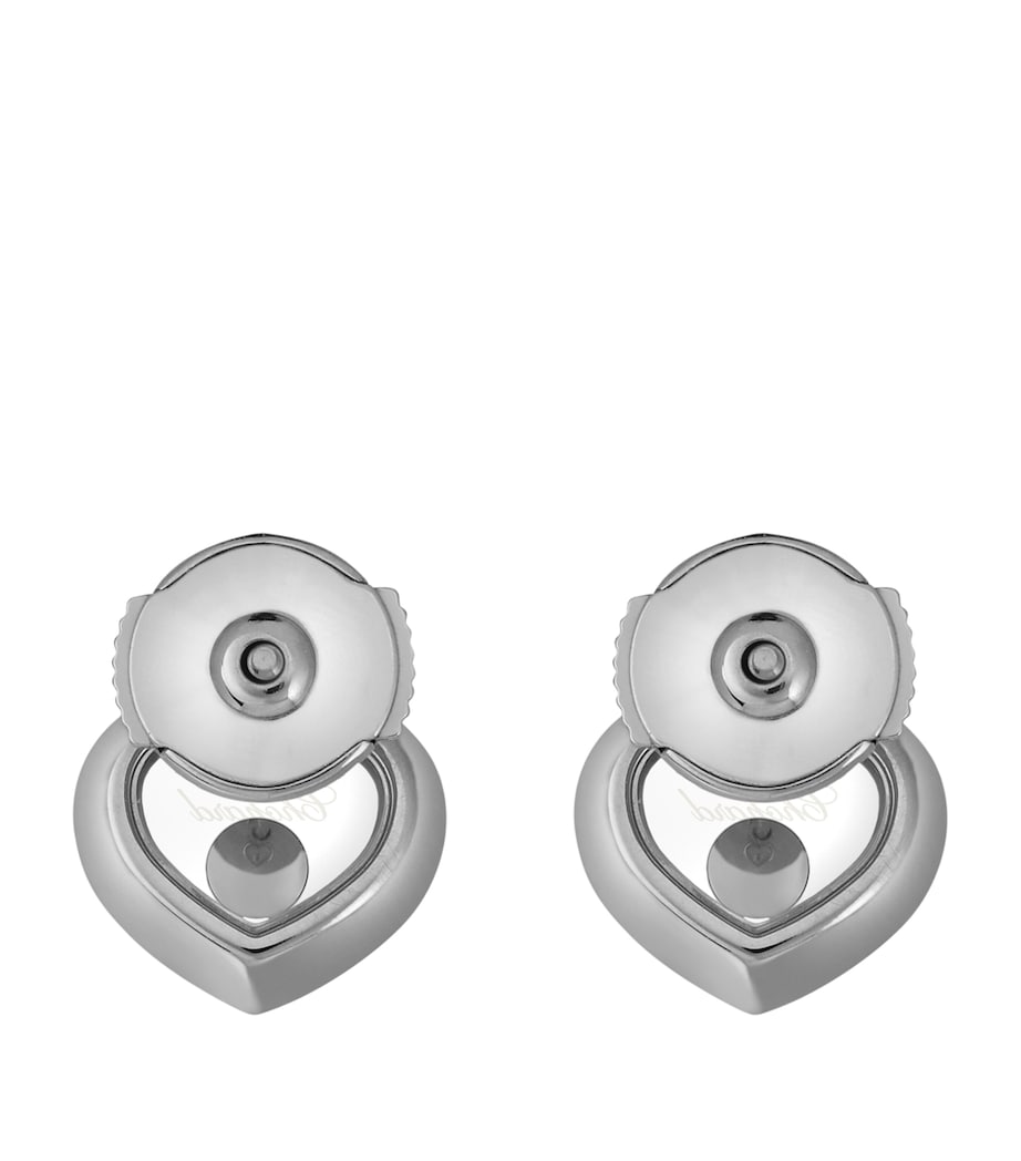 White Gold and Diamond Happy Diamonds Icons Earrings 18K WHITE GOLD Image 2