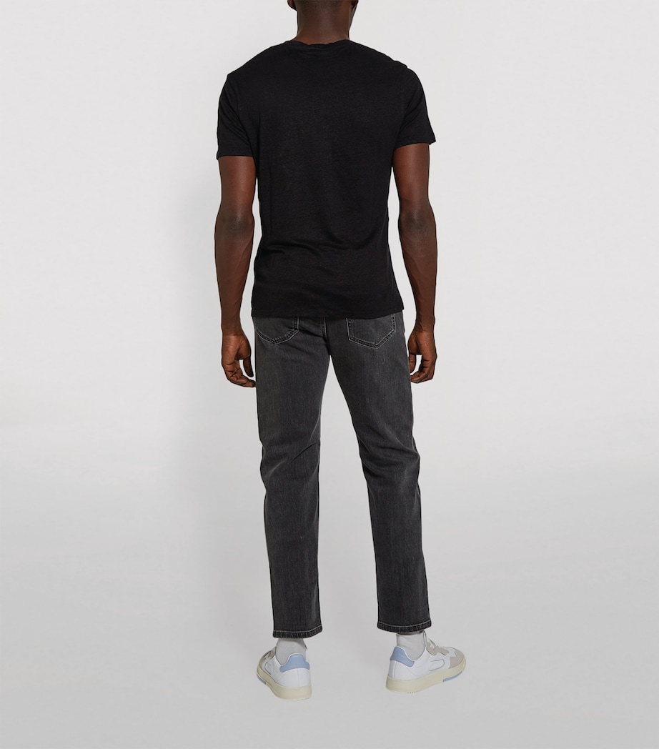 Linen T-Shirt NOIR Image 3