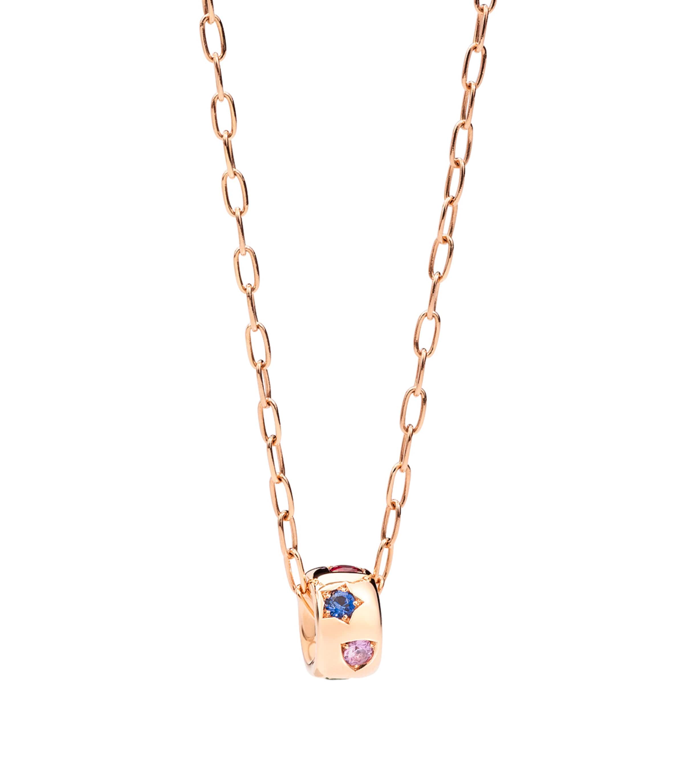 Rose Gold Iconica Pendant Necklace 000VA Image 2