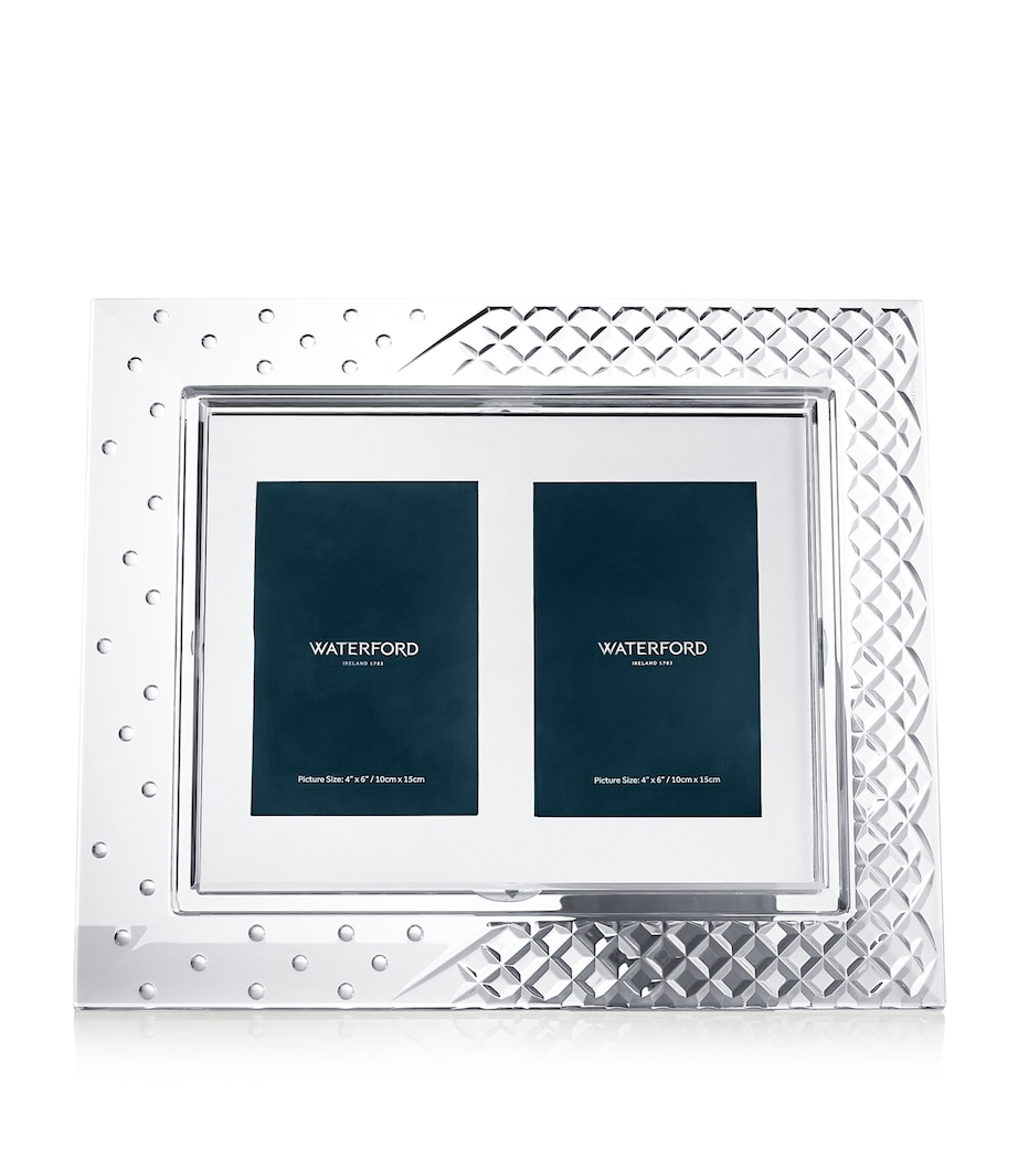 Crystal Celebrations Double Mount Photo Frame (8'' x 10'') CLEAR Image 1