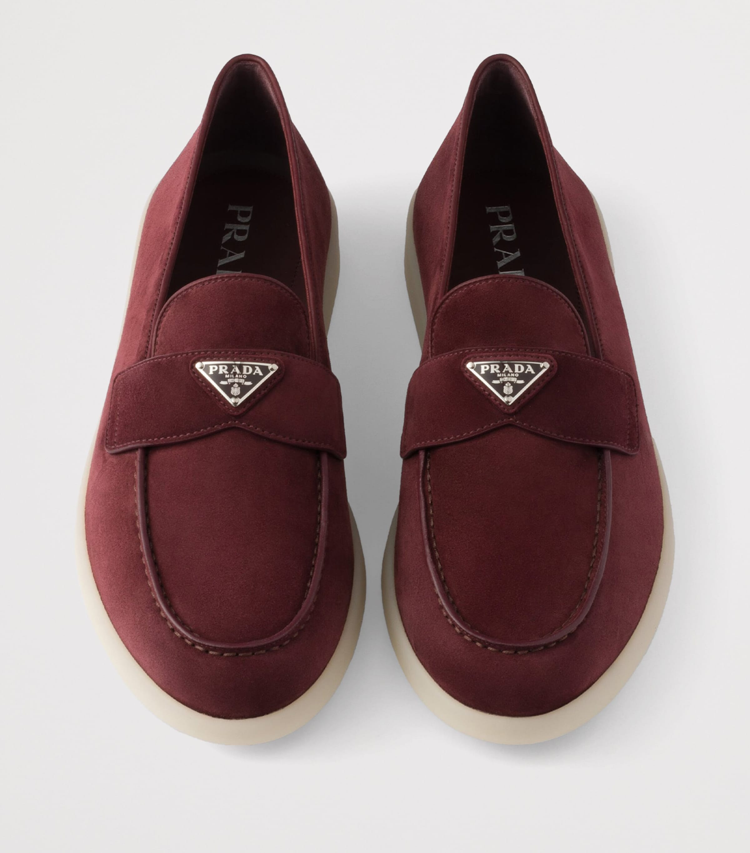 Suede Triangle Loafers F0007 Image 3