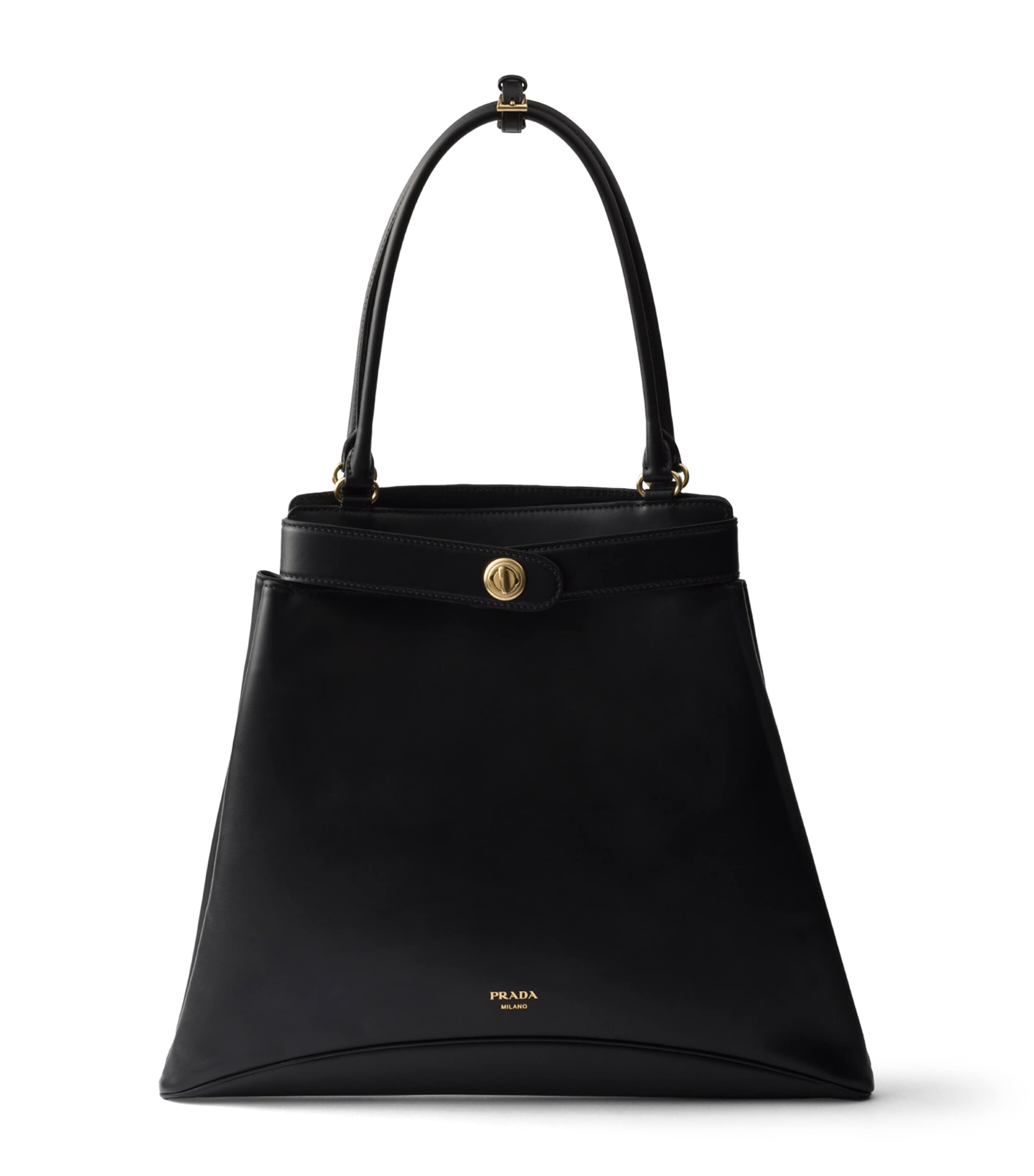 Prada Large Leather Etude Top-Handle Bag Image 1