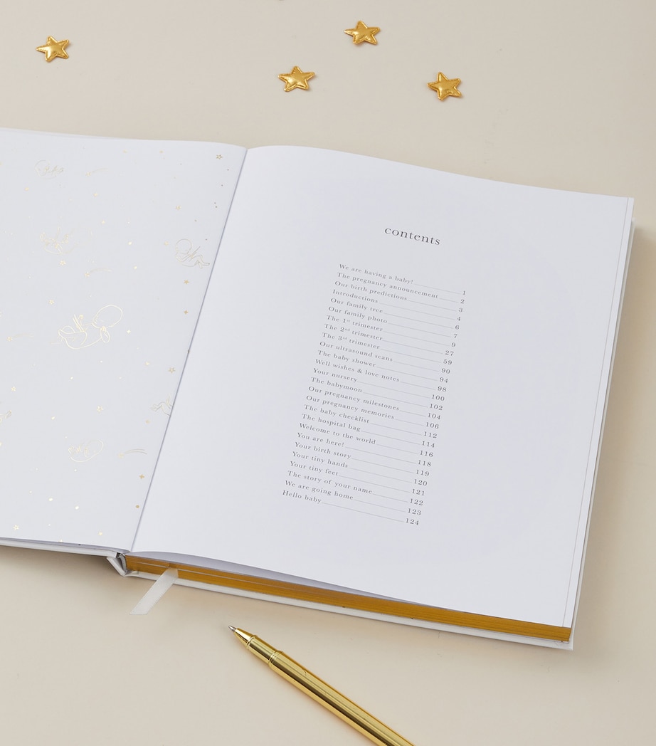 My Pregnancy Journal GREY, GOLD Image 8