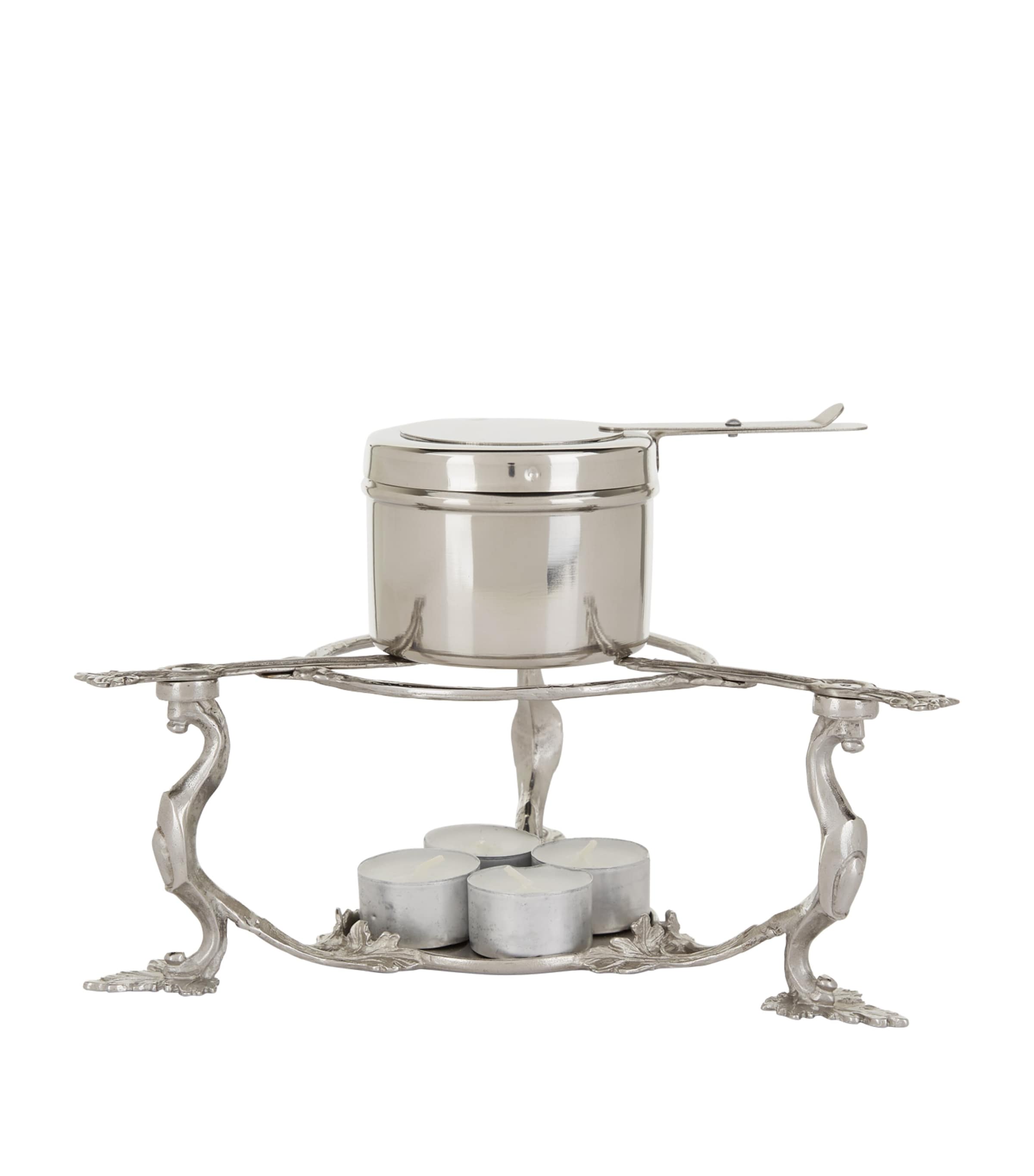 Ruffoni Opus Prima Candle And Gel Warmer In Metallic