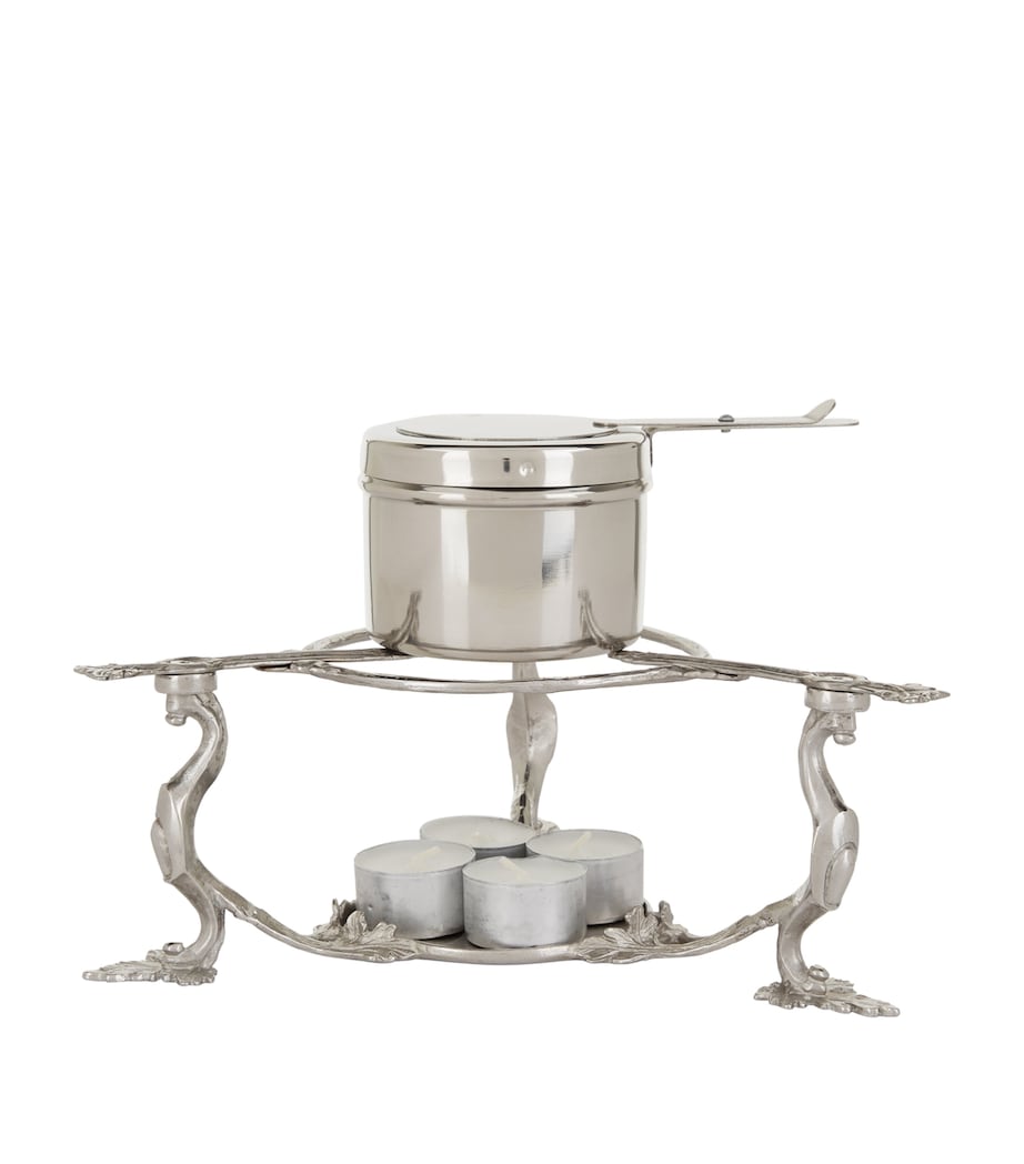 Ruffoni Opus Prima Candle and Gel Warmer (26cm) Metallic Image 1
