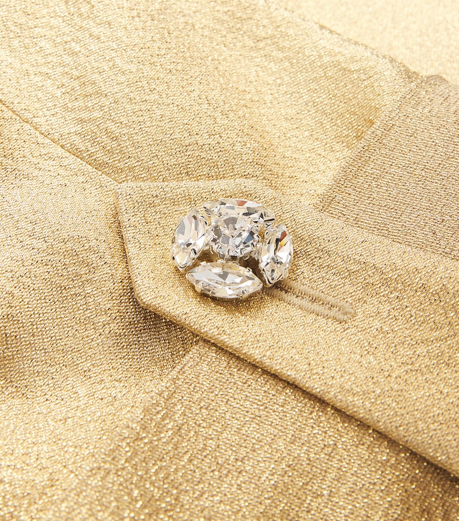 Lamé A-Line Gown 5 / GOLD Image 5