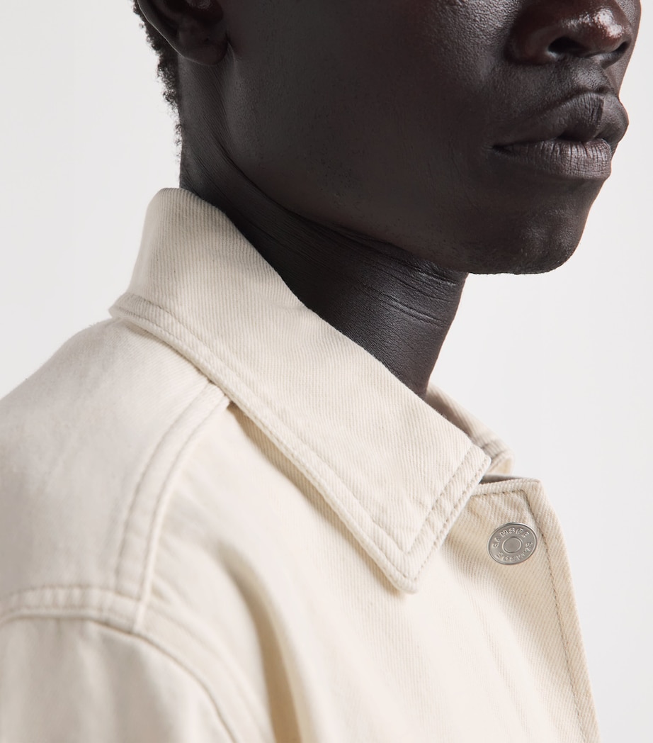 Samsøe Samsøe Mens Organic Cotton Sachore Overshirt Soft Natural Image 3