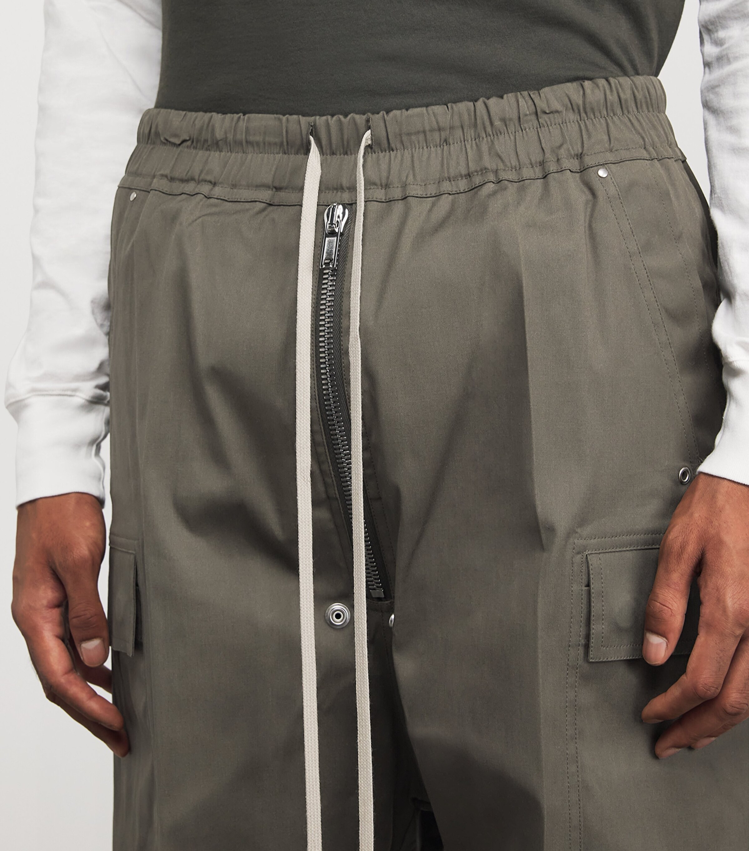 Rick Owens Green Cargobela Shorts | Harrods US