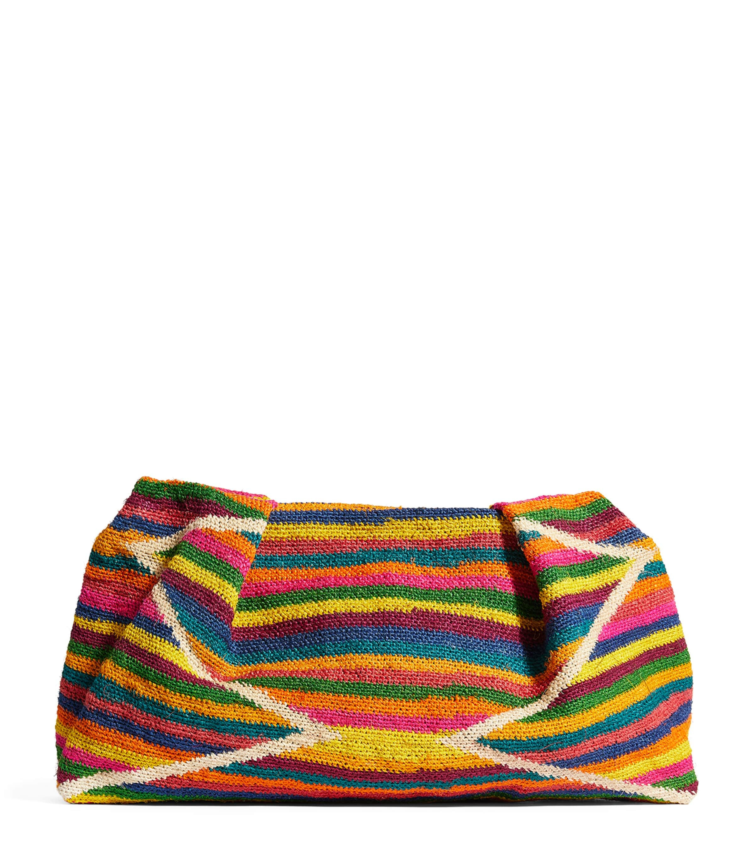 Sensi Studio Medium Toquilla Straw Pouch Bag