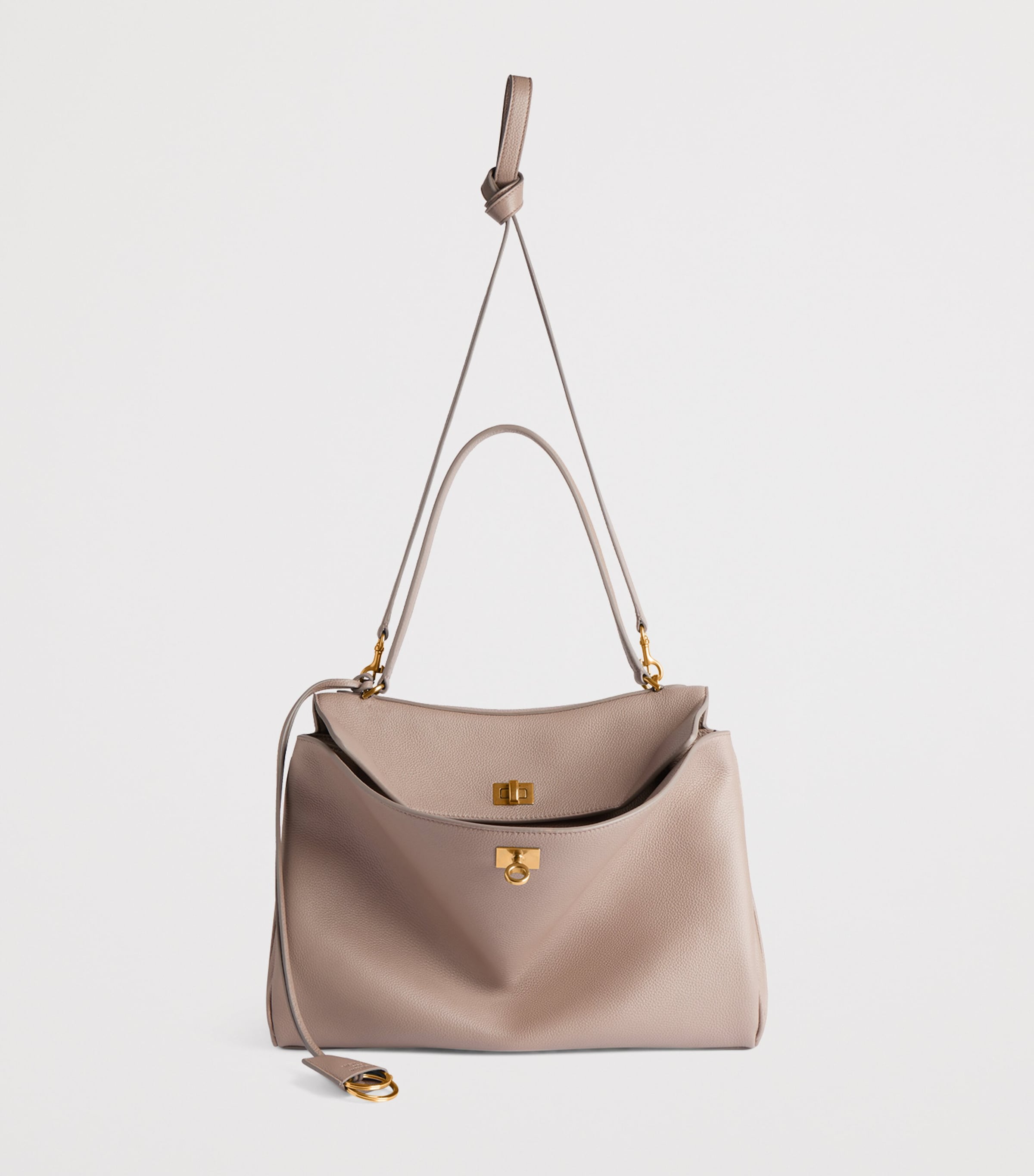 Medium Leather Rodeo Top-Handle Bag 2914 Image 3