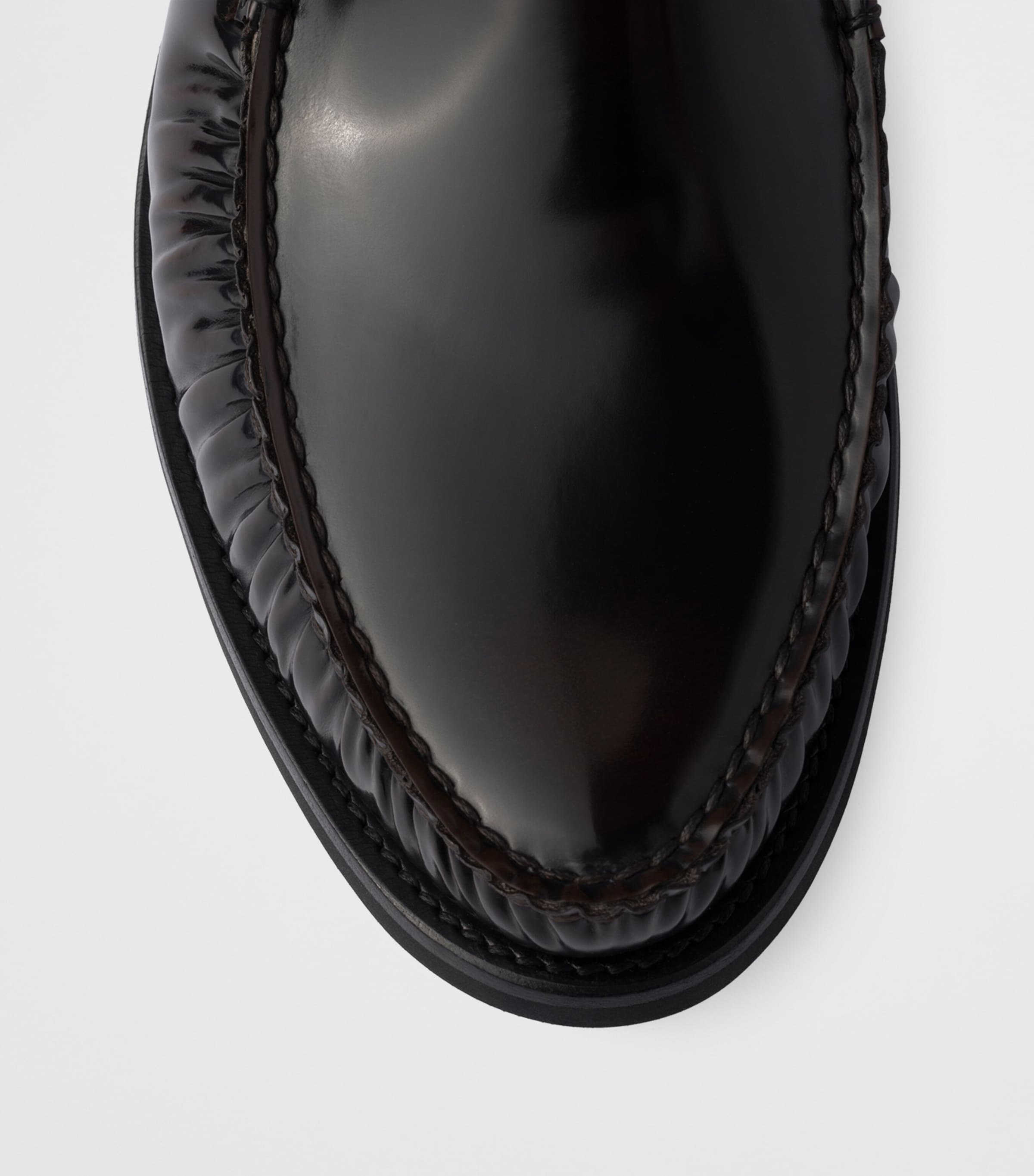 Patent Leather Logo Loafers F0038 Image 6