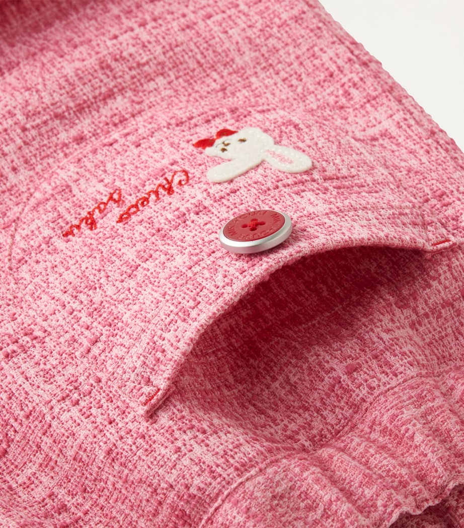 Tweed Embroidered Chieco Shorts (2-7 Years) 8 Image 3