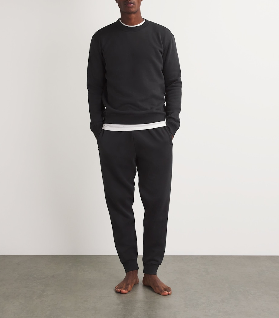 Jersey Lounge Straight Sweatpants WASHED ONYX Image 2