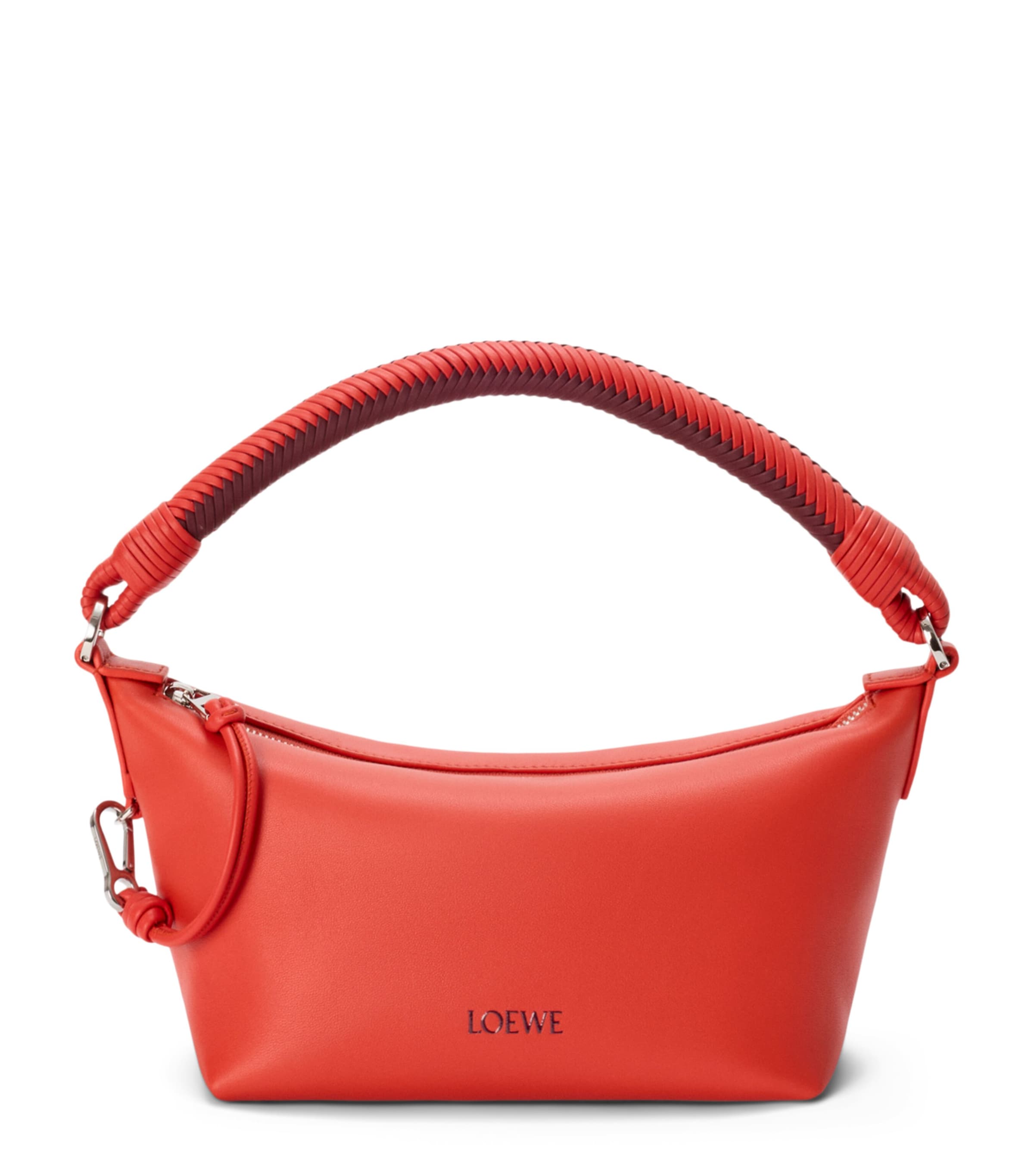 LOEWE Lambskin Cala Top-Handle Bag Sunrise Orange/pink Image 1