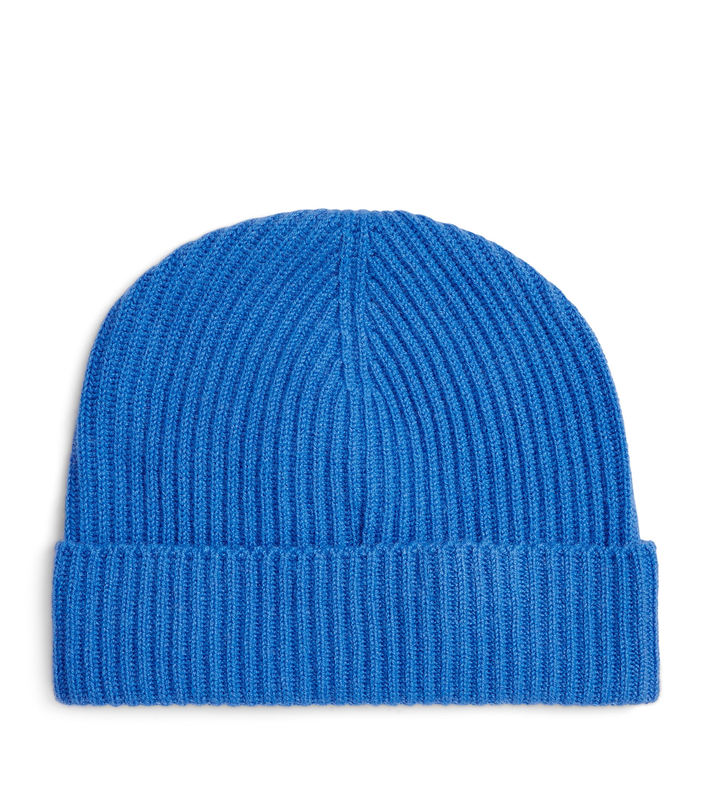 JOHNSTONS OF ELGIN CASHMERE RIBBED BEANIE 