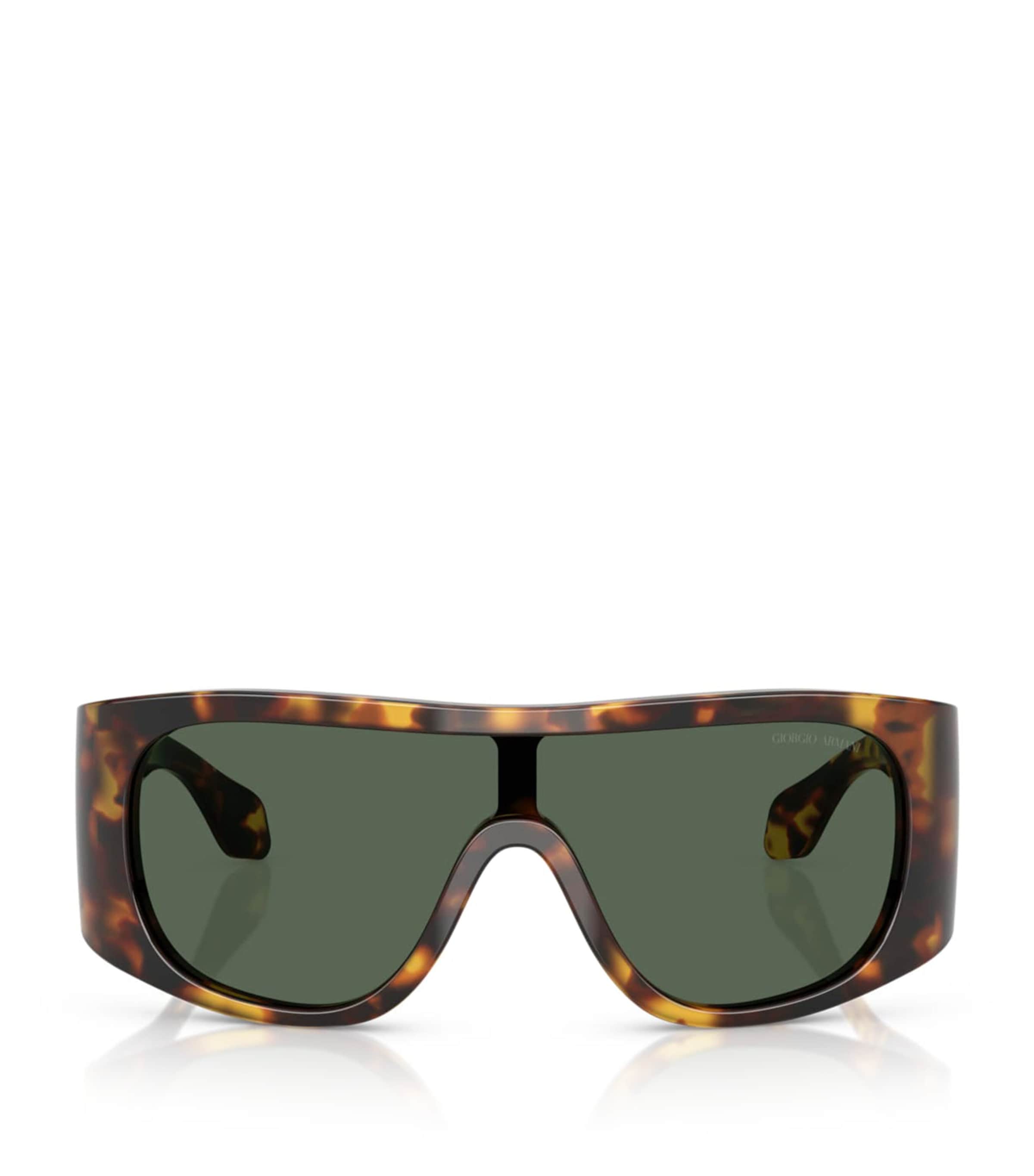 Giorgio Armani Tortoiseshell Rectangle Sunglasses Image 1