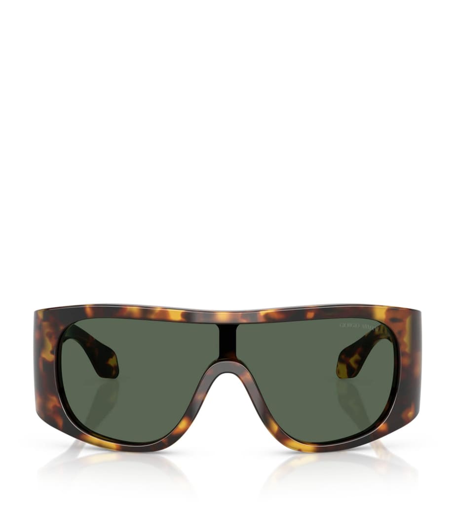 Giorgio Armani Tortoiseshell Rectangle Sunglasses Image 1