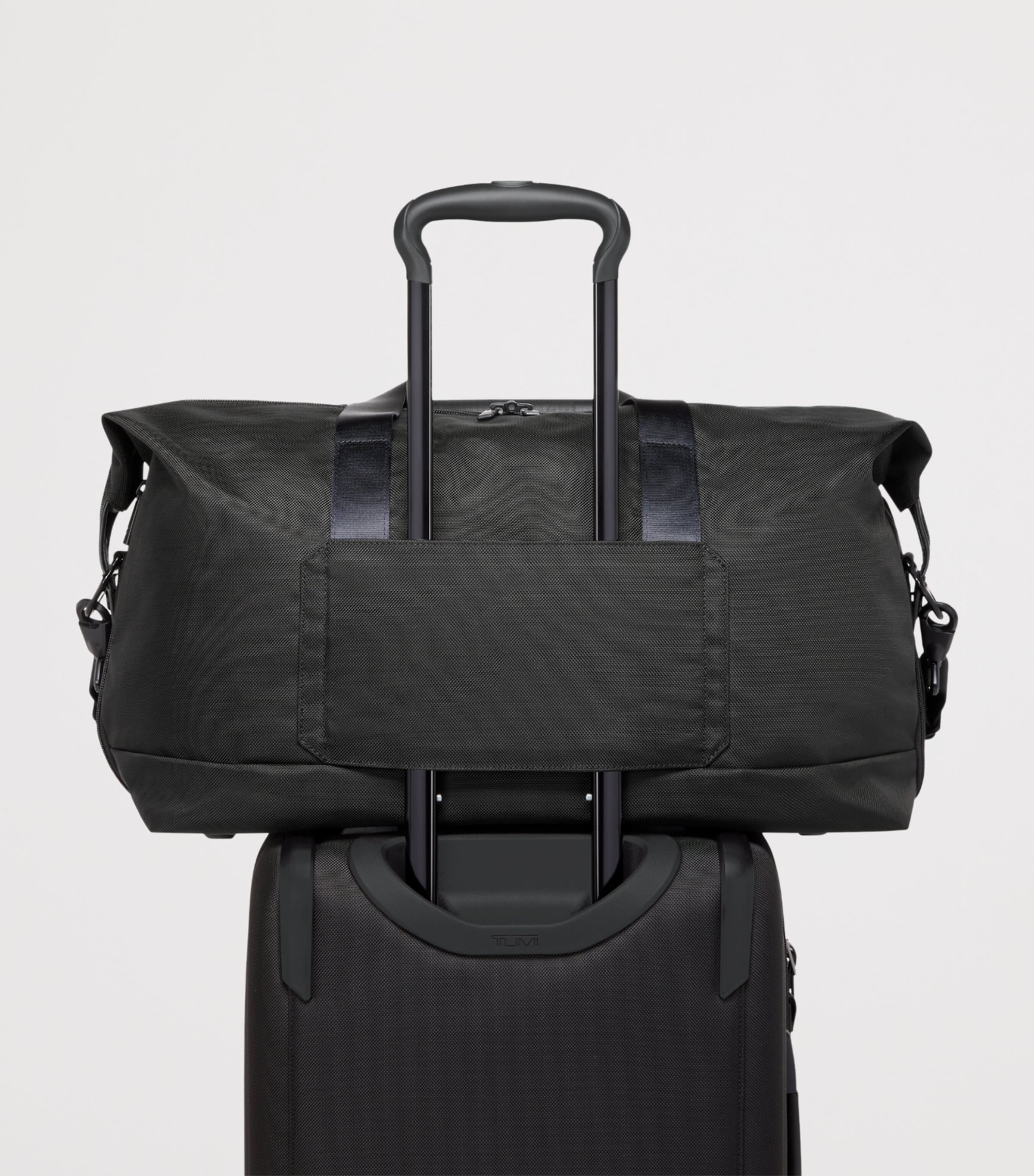 Tumi Black Alpha 4 Double Expansion Duffle Bag | Harrods US
