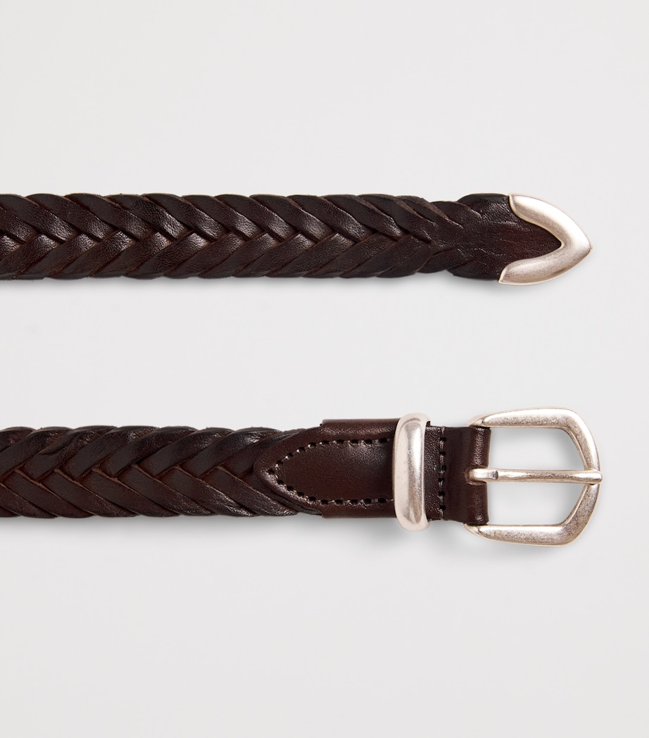 Leather Braided Belt MORO Image 4