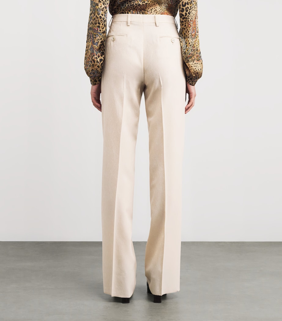 Wool Wide-Leg Trousers M3606 Image 4