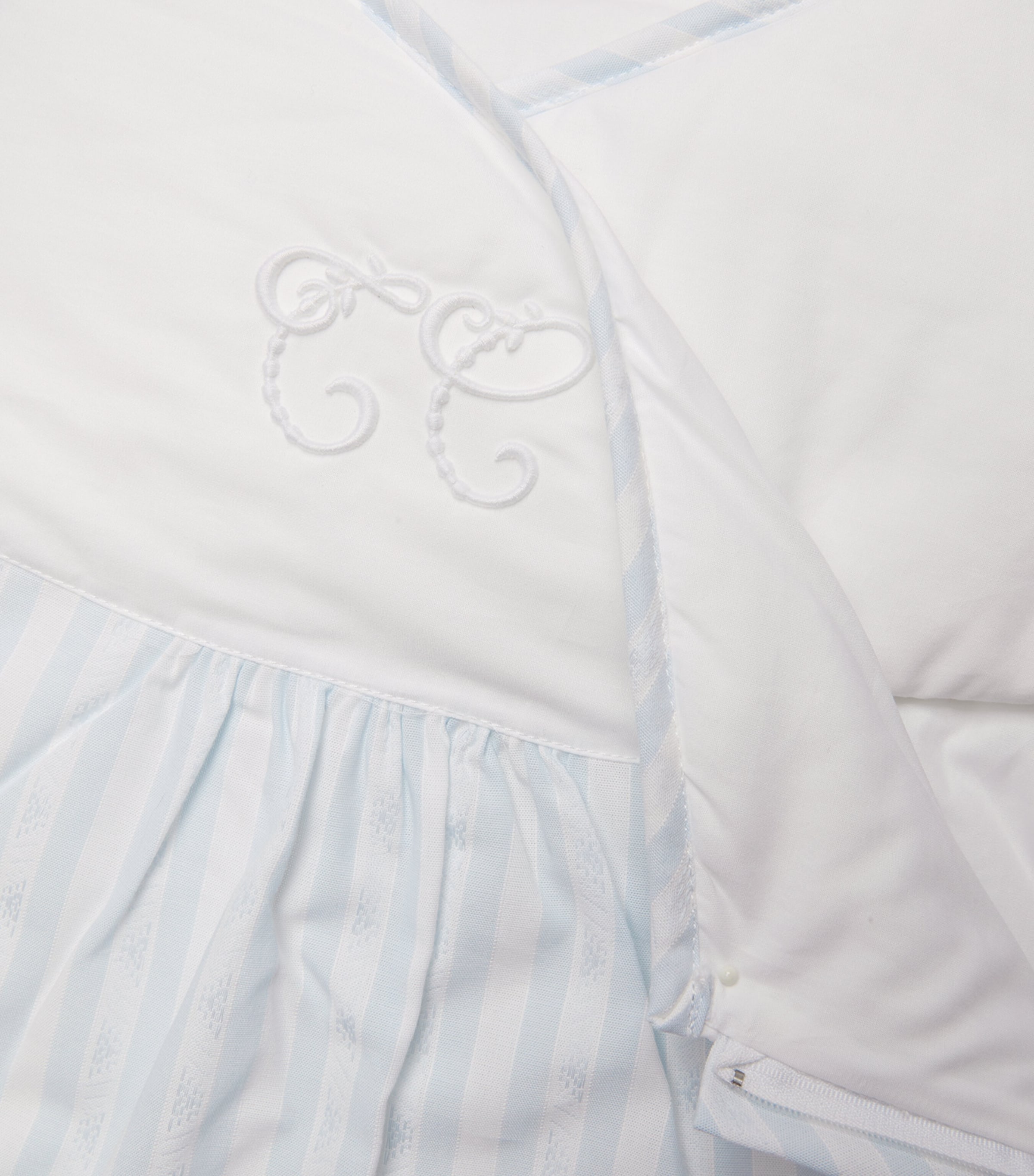 Cotton Striped Sleeping Bag BLUE Image 2