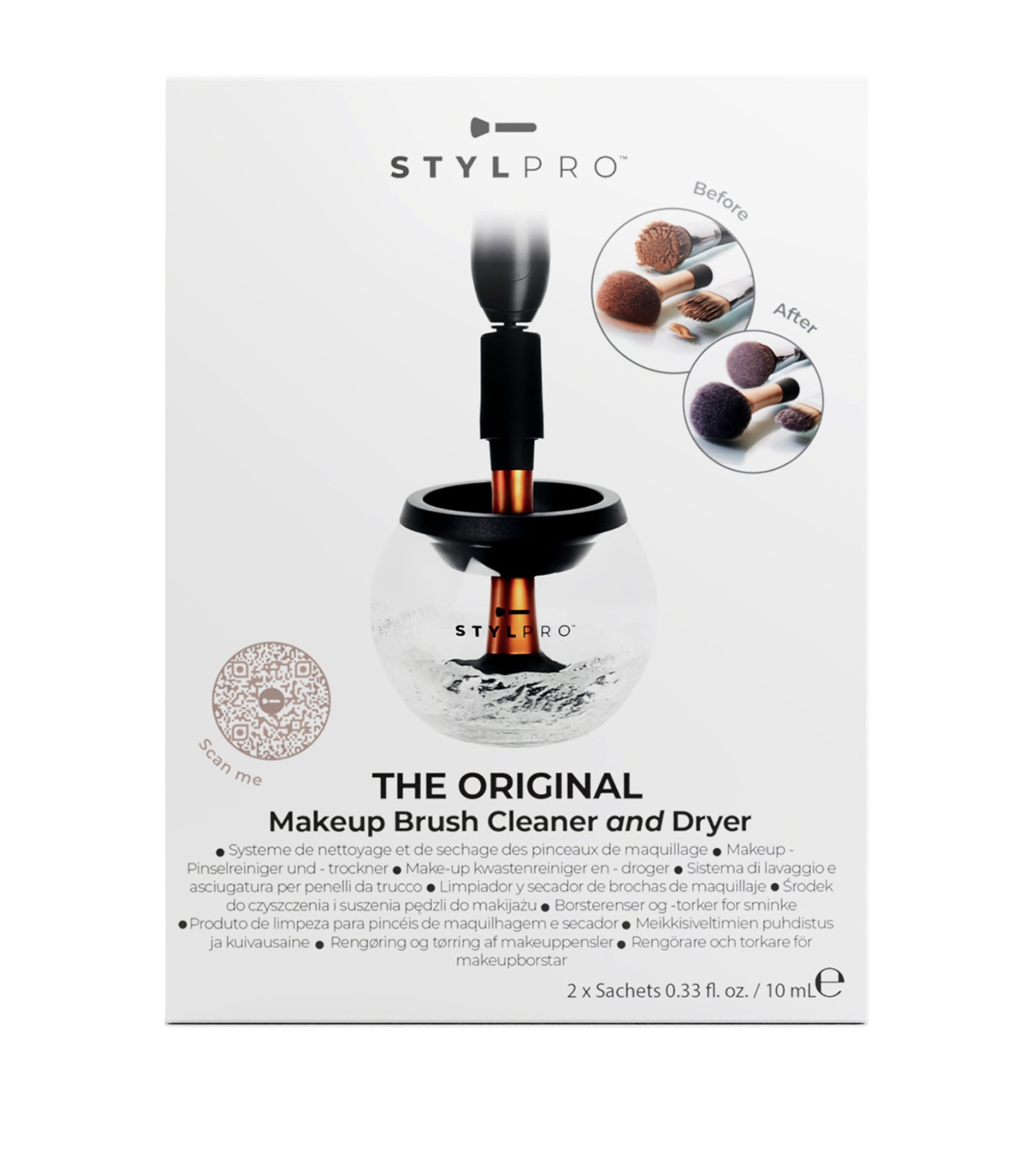 STYLPRO STYLPRO Make-up Brush and Cleaner Gift Set N/a Image 2
