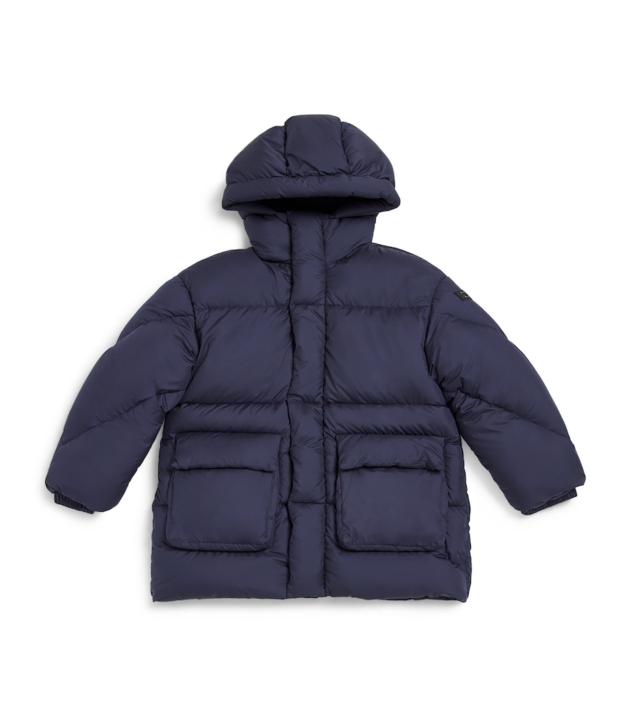 Down-Filled Puffer Jacket (2-14 Years) 497NAVY BLUE Image 1
