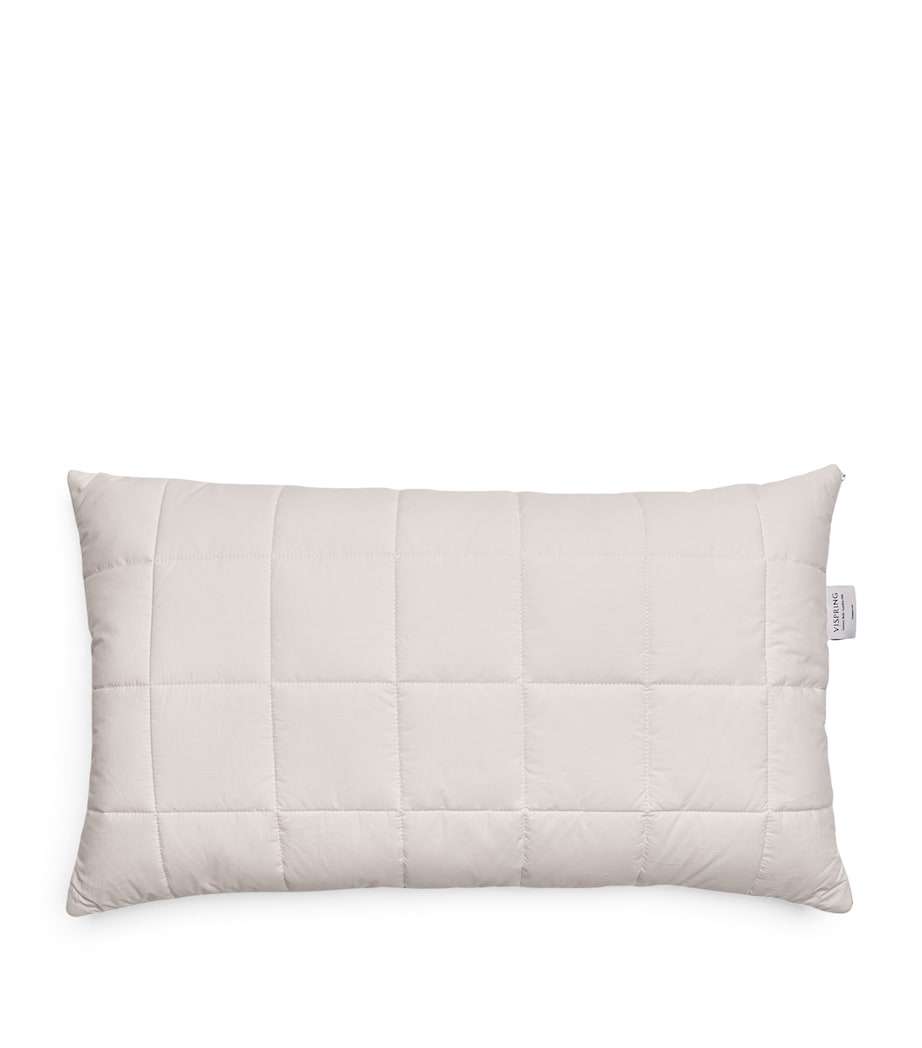Adjustable Wool-Filled Pillow (90cm x 50cm) WHITE Image 1