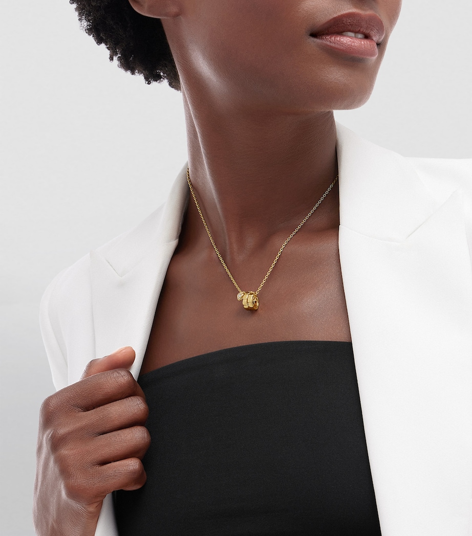 Yellow Gold and Diamond Serpenti Viper Necklace YELLOW GOLD Image 3