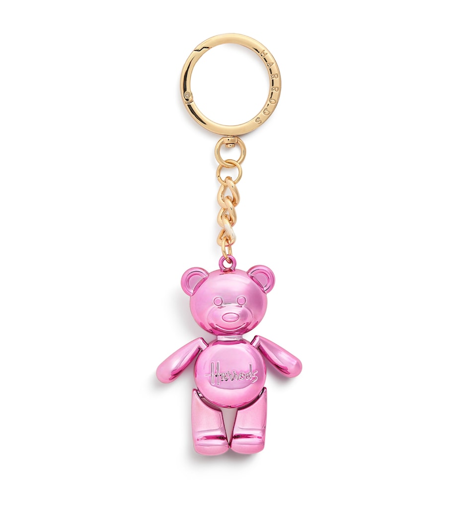 Jointed Bear Keyring PINK Image 1