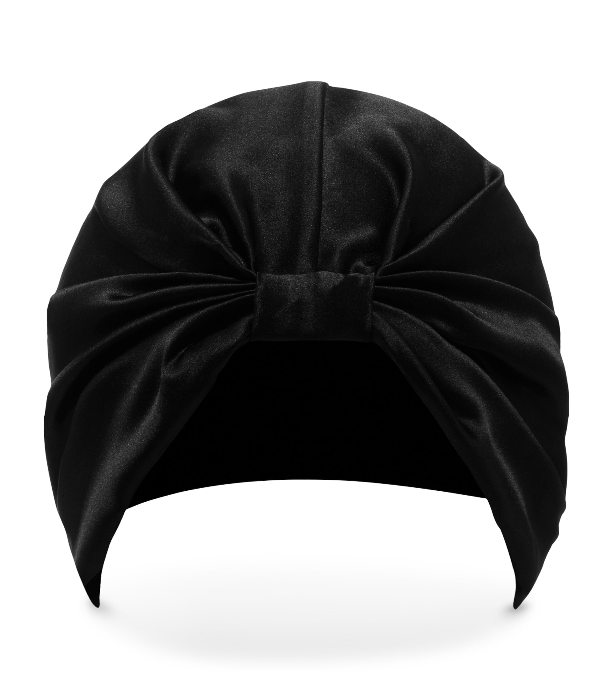 Mulberry Silk Hair Wrap BLACK Image 1