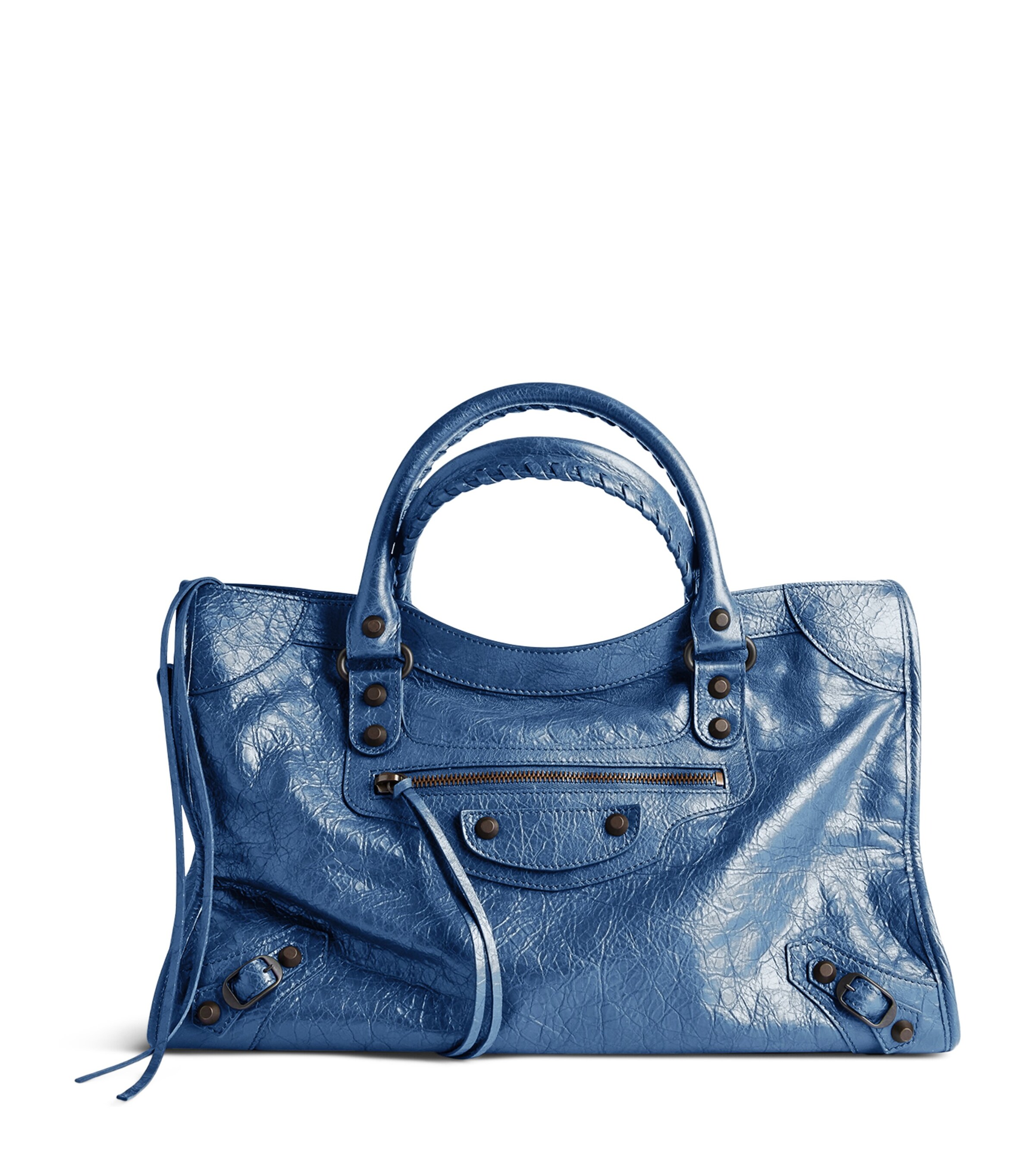 Balenciaga Small Lambskin Le City Top-Handle Bag Image 1