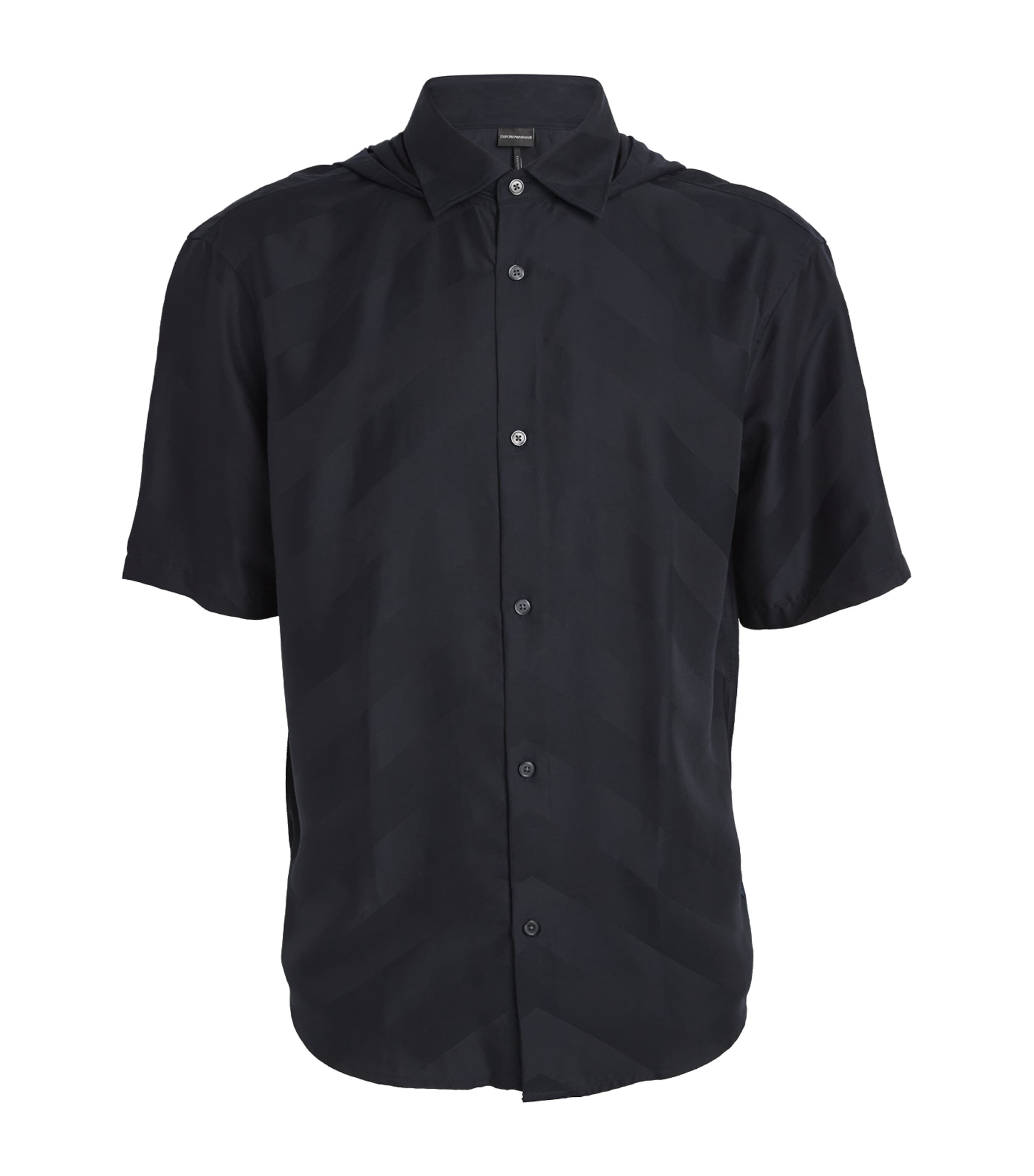 Emporio Armani Hooded Short-sleeve Shirt
