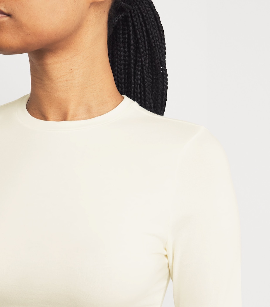 Cotton Jersey Long-Sleeve T-Shirt MARBLE Image 6