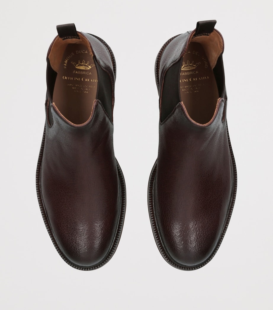 Leather Aston Flexi Chelsea Boots TAN Image 4