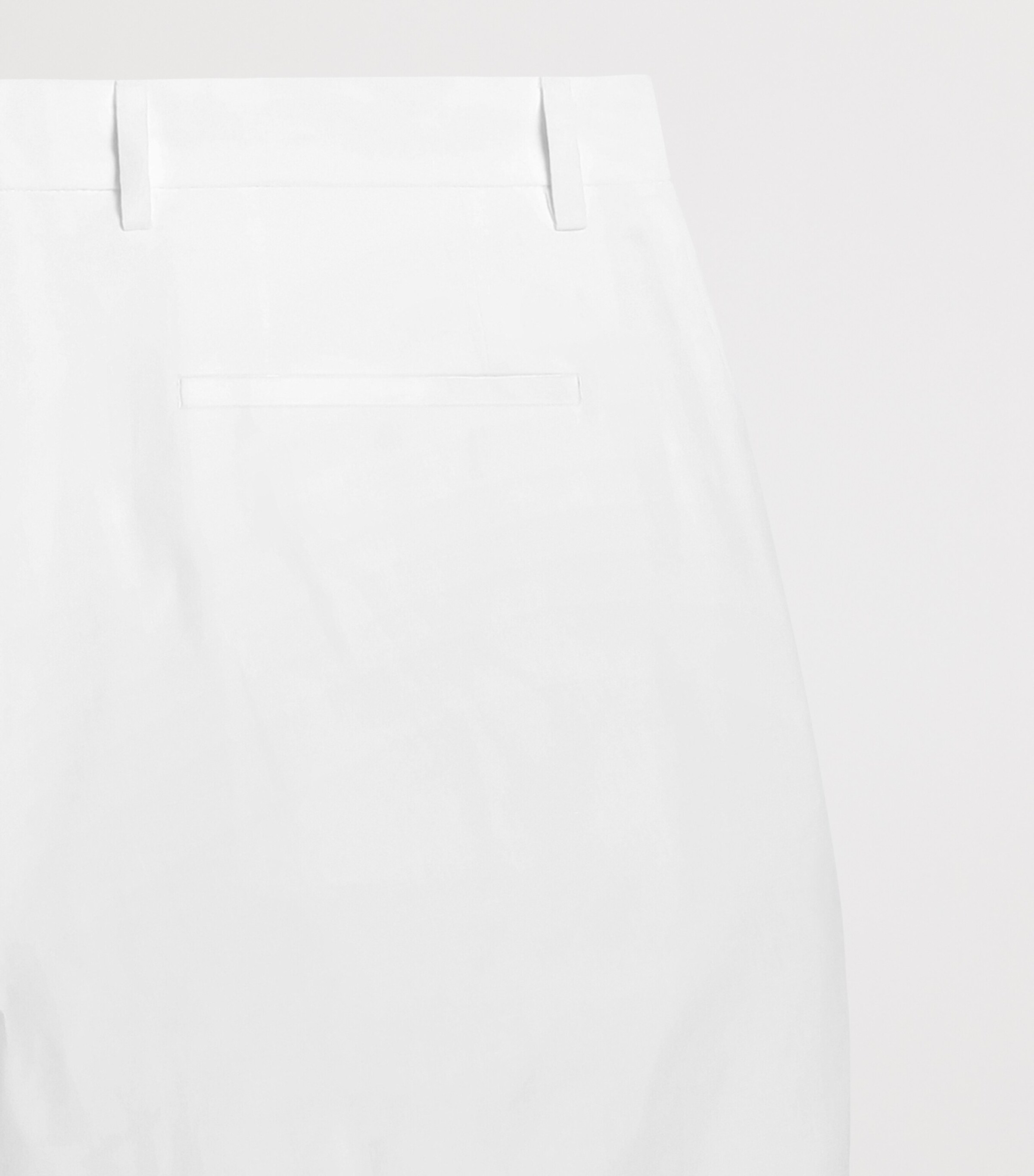 Dolce&Gabbana Mens Linen Tailored Trousers Optical White Image 3