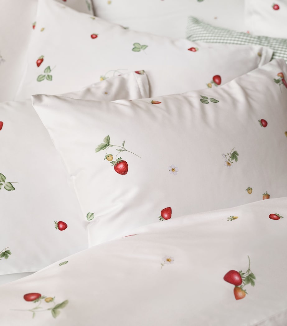 Schlossberg Cotton June Super King Flat Sheet (290cm x 280cm) Blanc Image 2