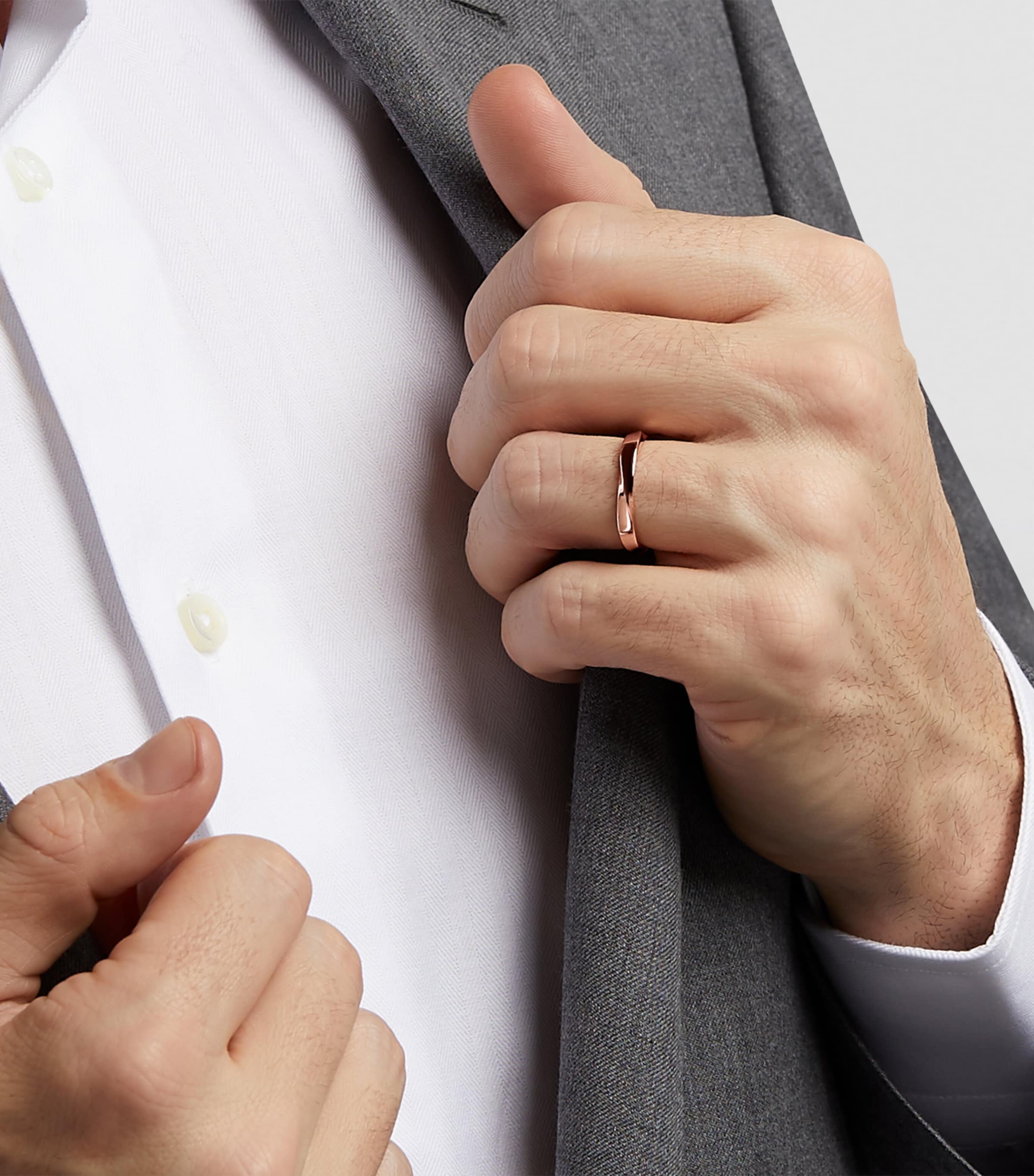 Rose Gold Spiral Ring ROSE GOLD Image 3