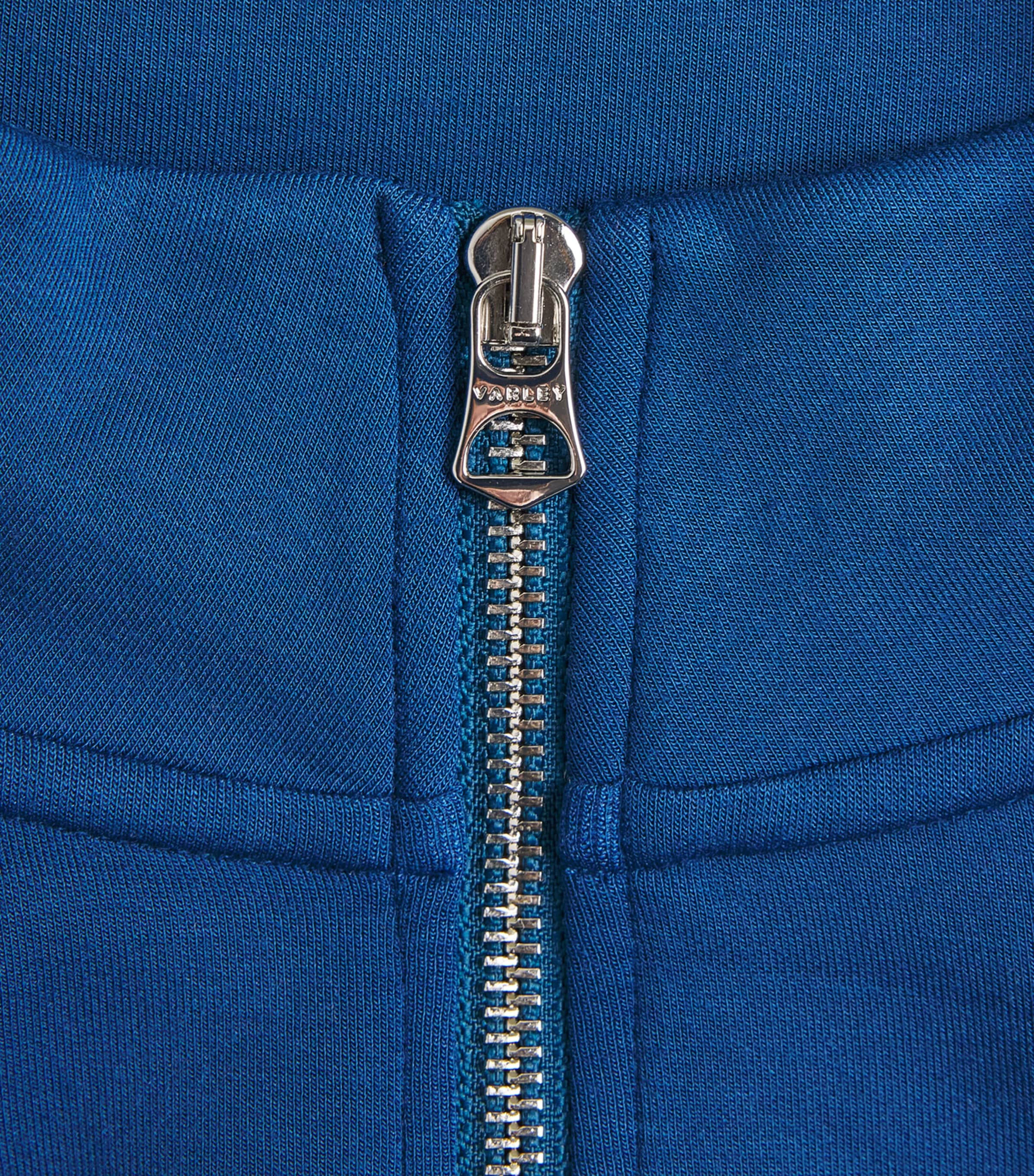 Varley Womens DoubleSoft Mavis Half-Zip Sweatshirt Sea Blue Image 2