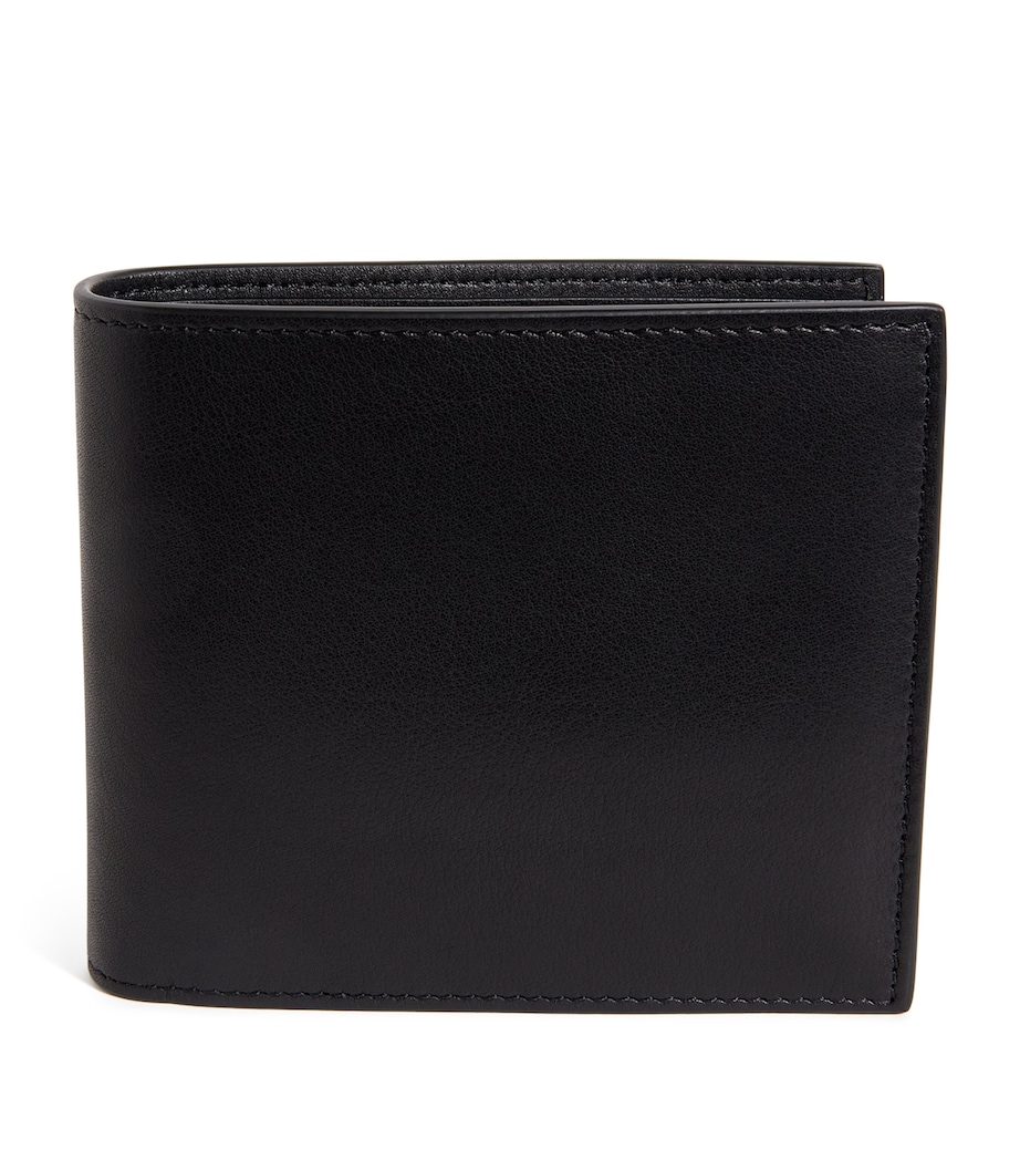 Thom Browne Leather Bifold Wallet Black Image 1