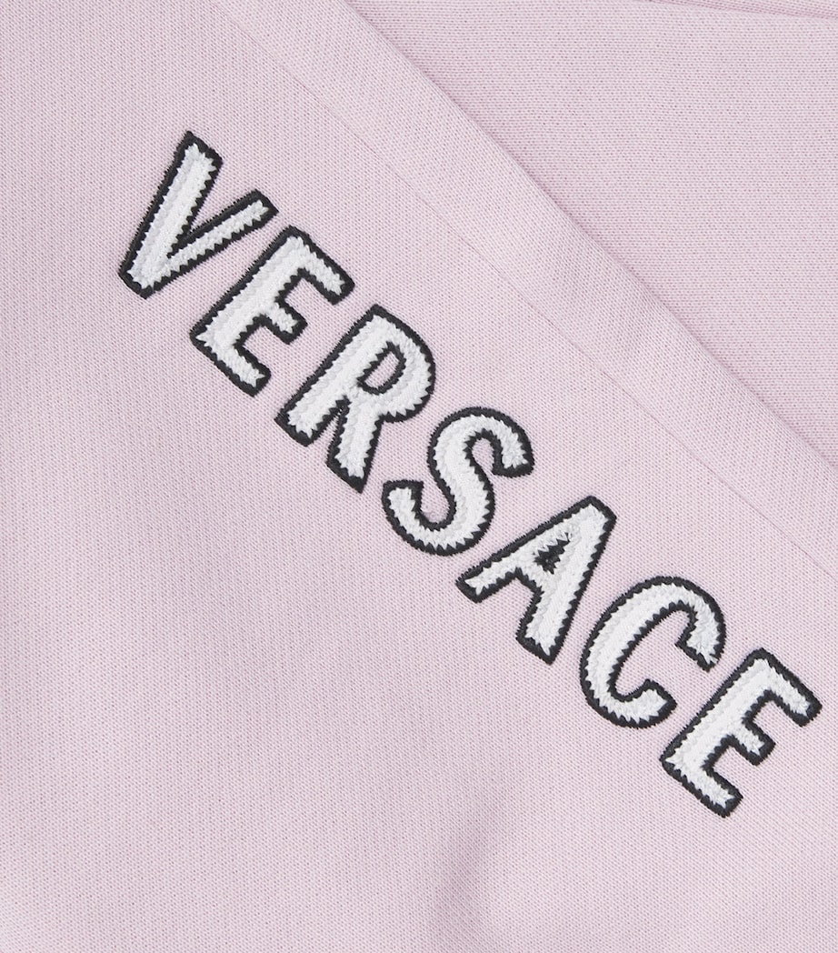 Versace Kids Cotton Logo Sweatpants (4-14 Years) Image 3