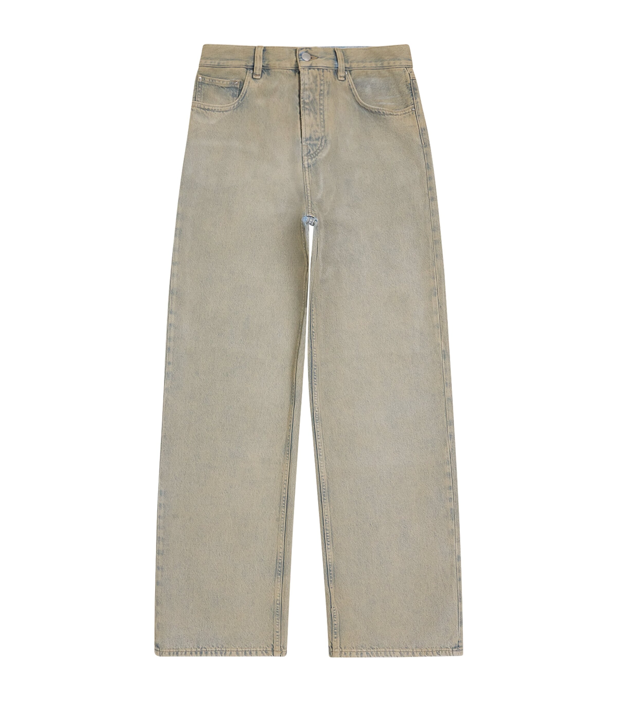 AMIRI Mens Wide-Leg Jeans Indigo Desert Image 1